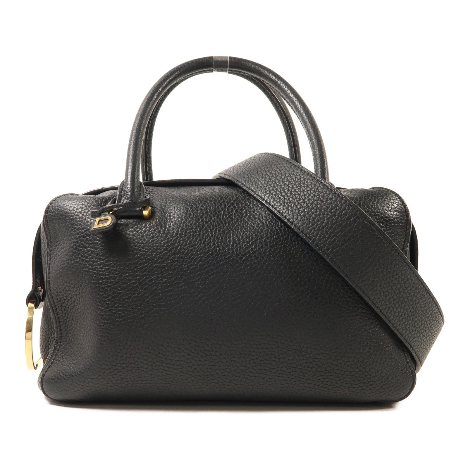 Delvaux 【激減優惠】牛皮皮革Cool Box MM金扣手挽肩背兩用袋