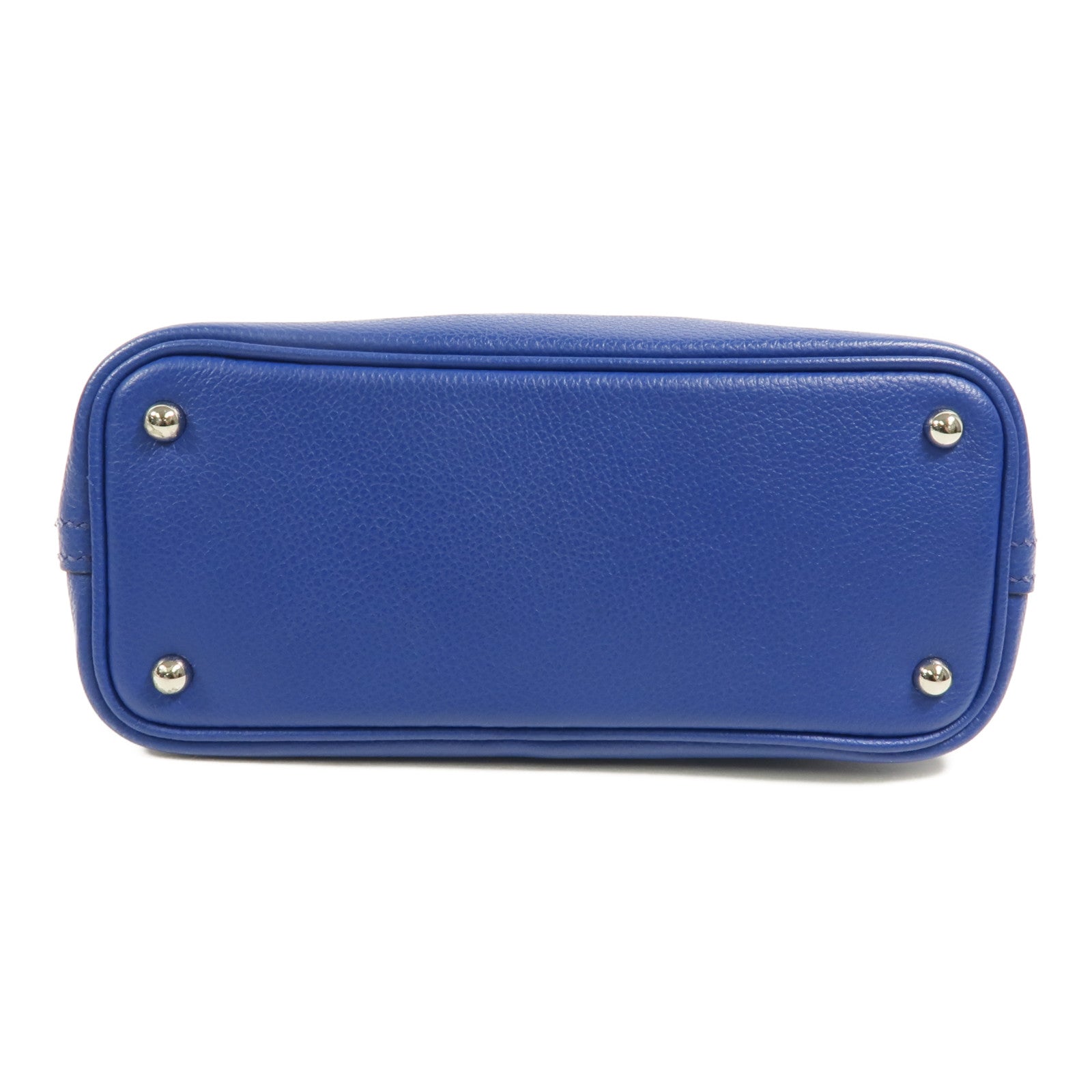 HERMES Evercolor皮革Mini Bolide 1923手挽肩背兩用袋Bleu Electrique