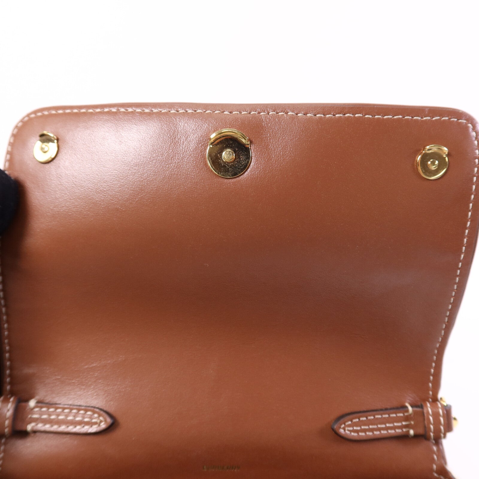 BURBERRY 帆布Horseferry金扣肩背袋