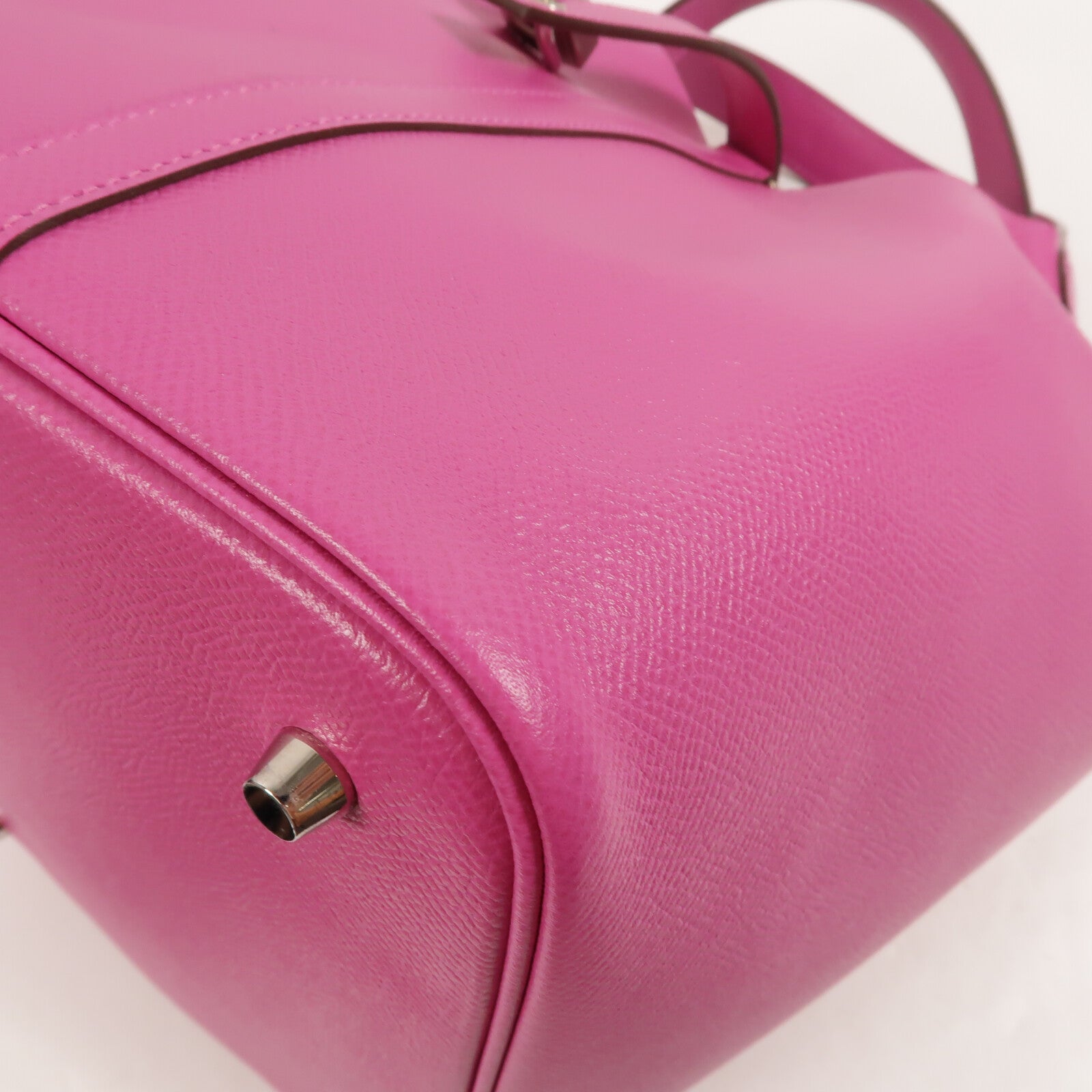 HERMES Epsom皮革Picotin MM手挽袋Magnolia