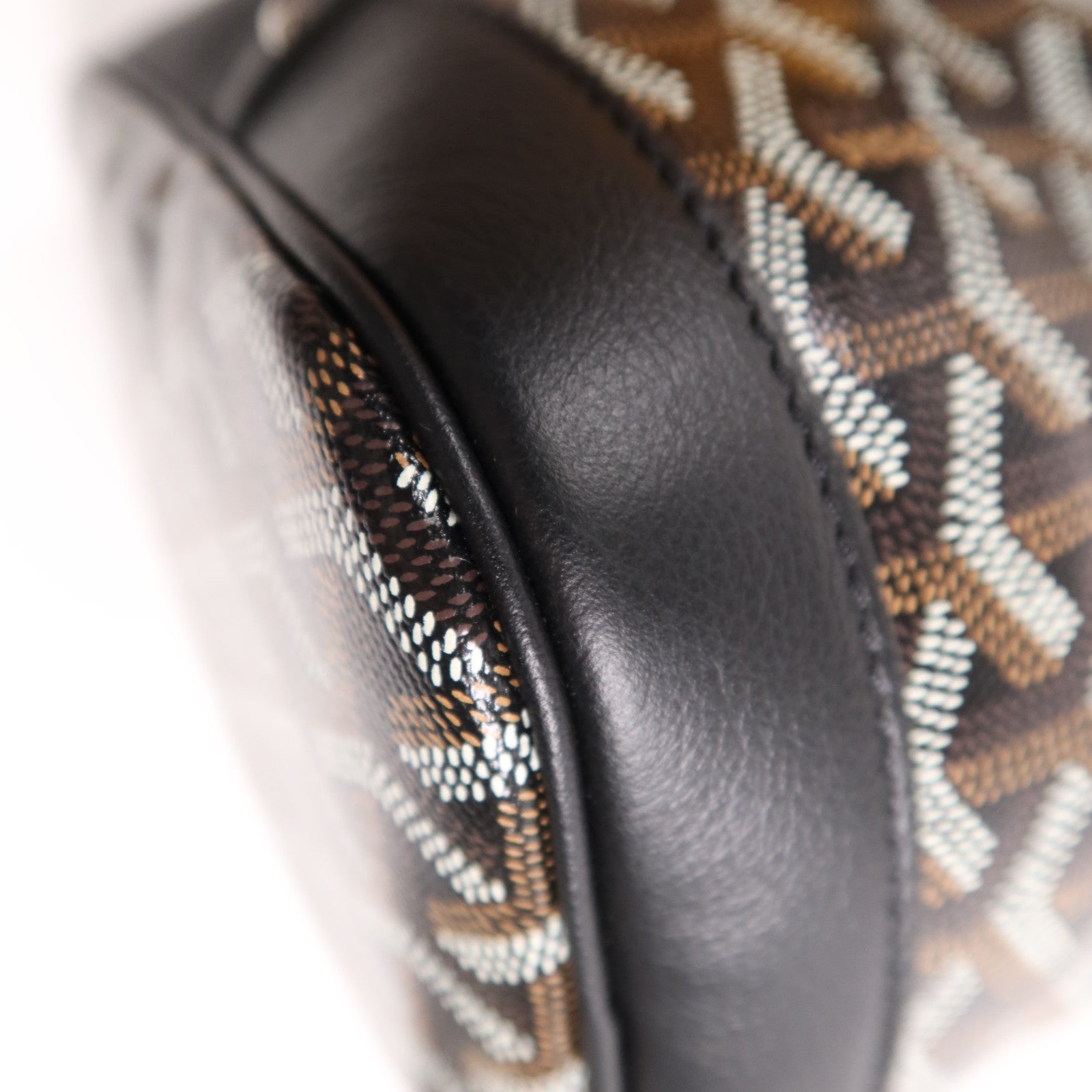 GOYARD 塗層帆布Petit Flot Bucket銀扣肩背袋