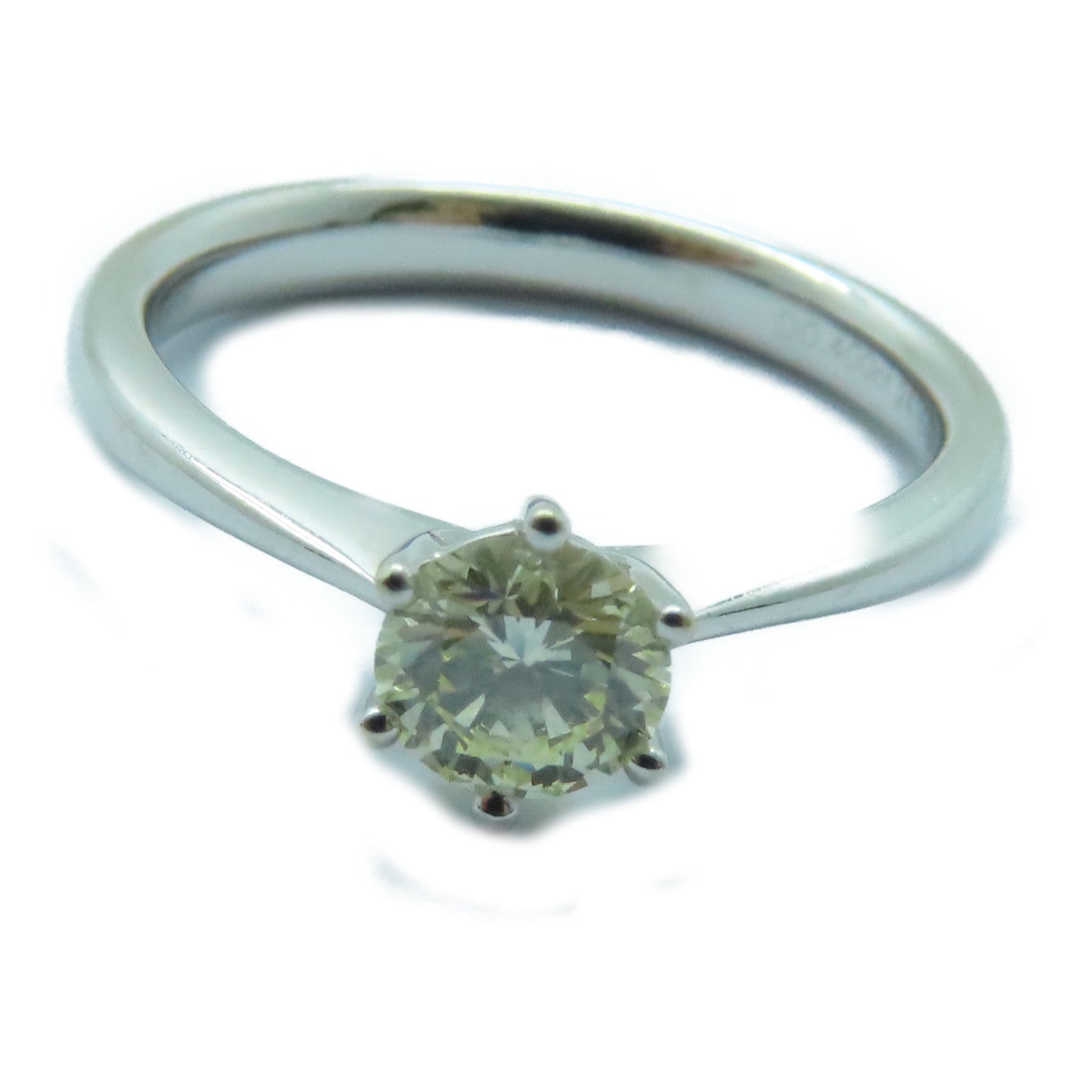 JEWELRY 【激減優惠】18K白金Diamond Ring鑽石戒指US#5