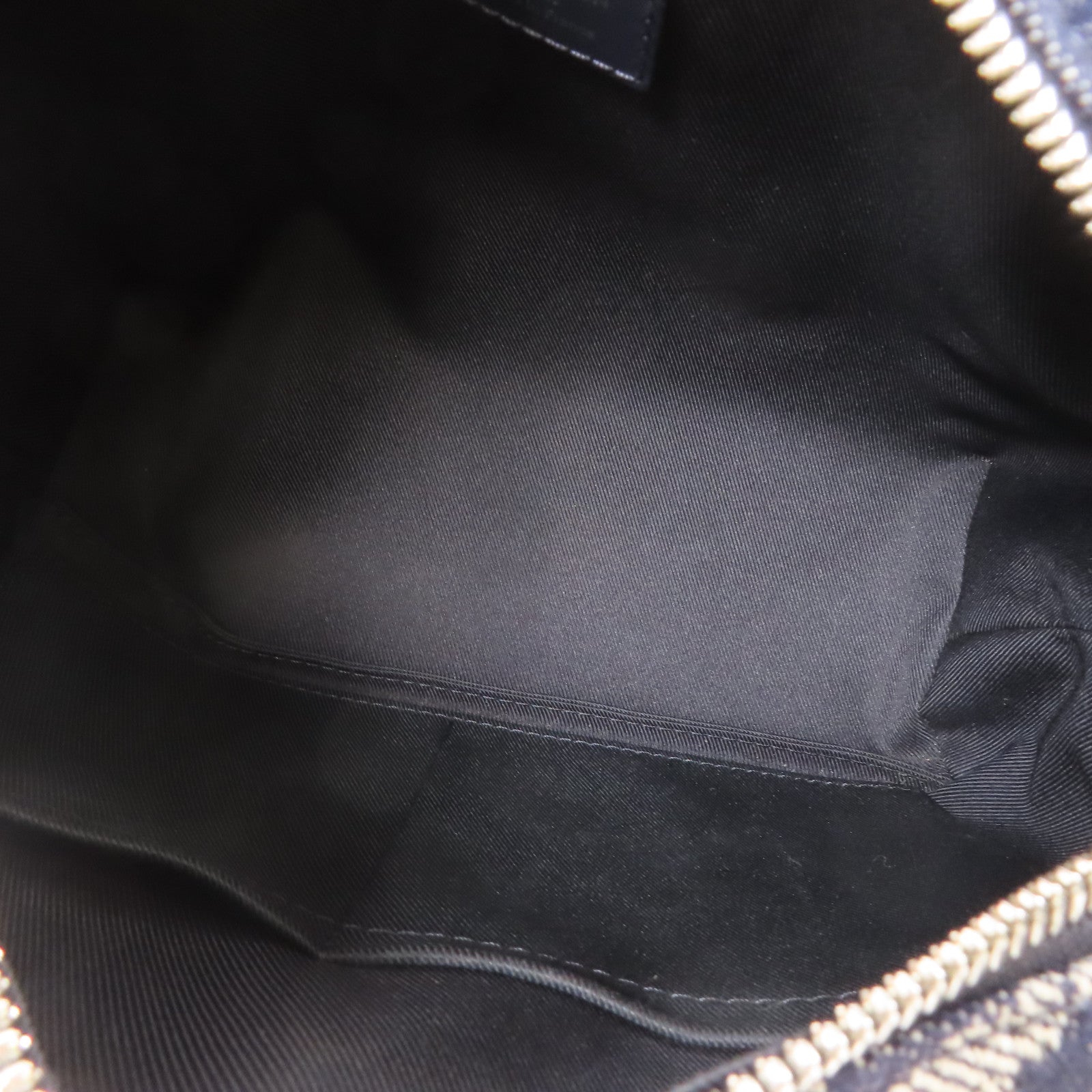 LOUIS VUITTON Monogram Tapestr Soft Trunk銀扣肩背袋藍色
