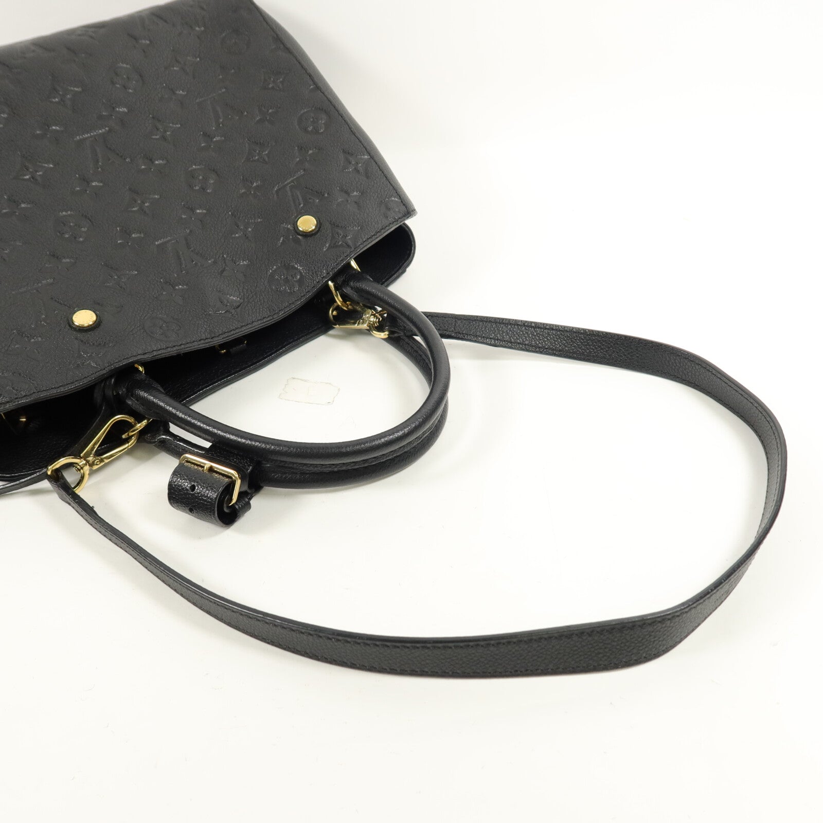 LOUIS VUITTON Monogram Empreinte Montaigne MM手挽肩背兩用袋
