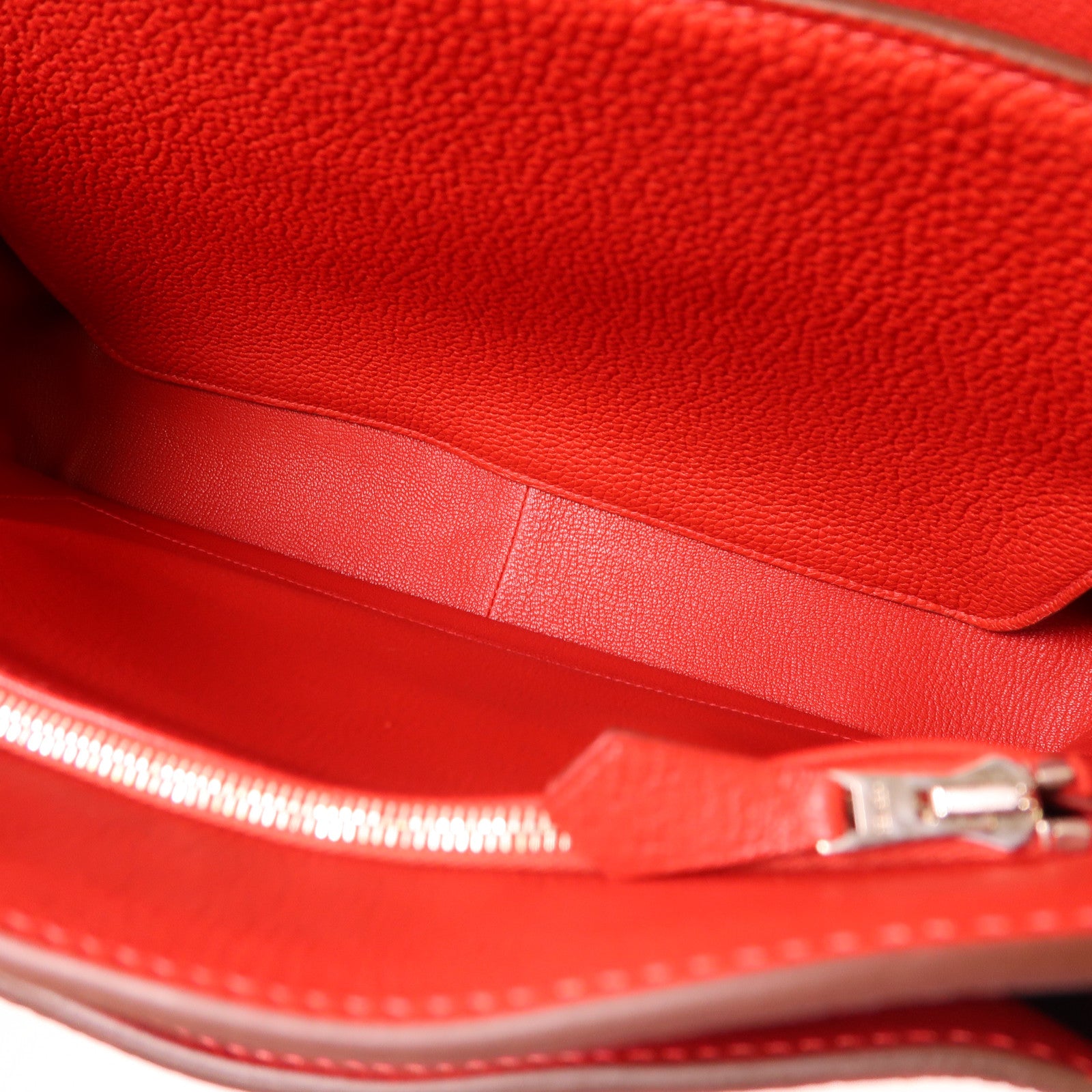 HERMES Clemence皮革Steve 35 Messenger Bag銀扣肩背袋