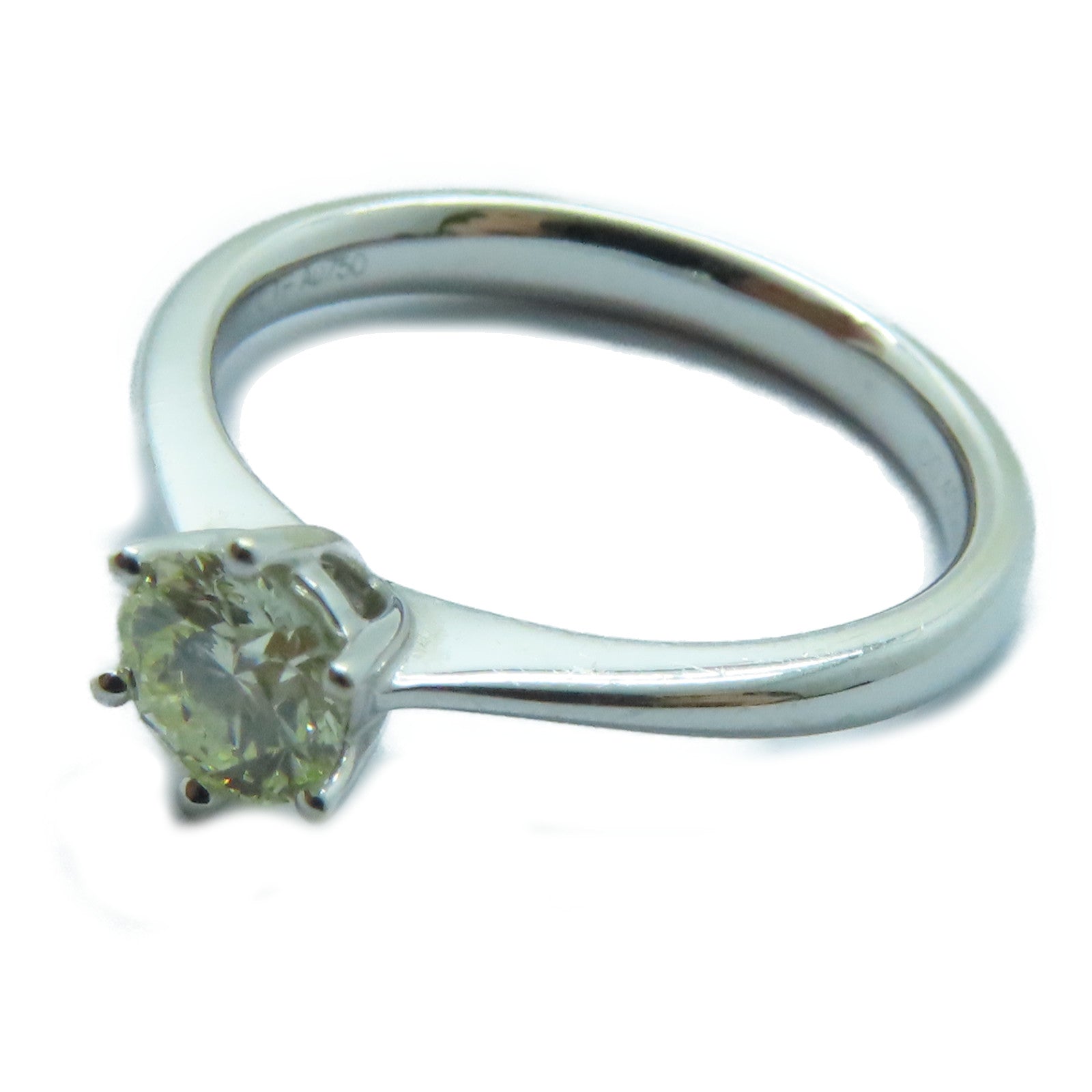 JEWELRY 【激減優惠】18K白金Diamond Ring鑽石戒指US#5
