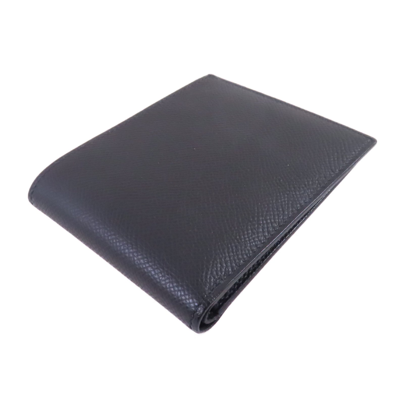 HERMES Epsom皮革Citizen Twill Compact Wallet短錢包Noir/黑色