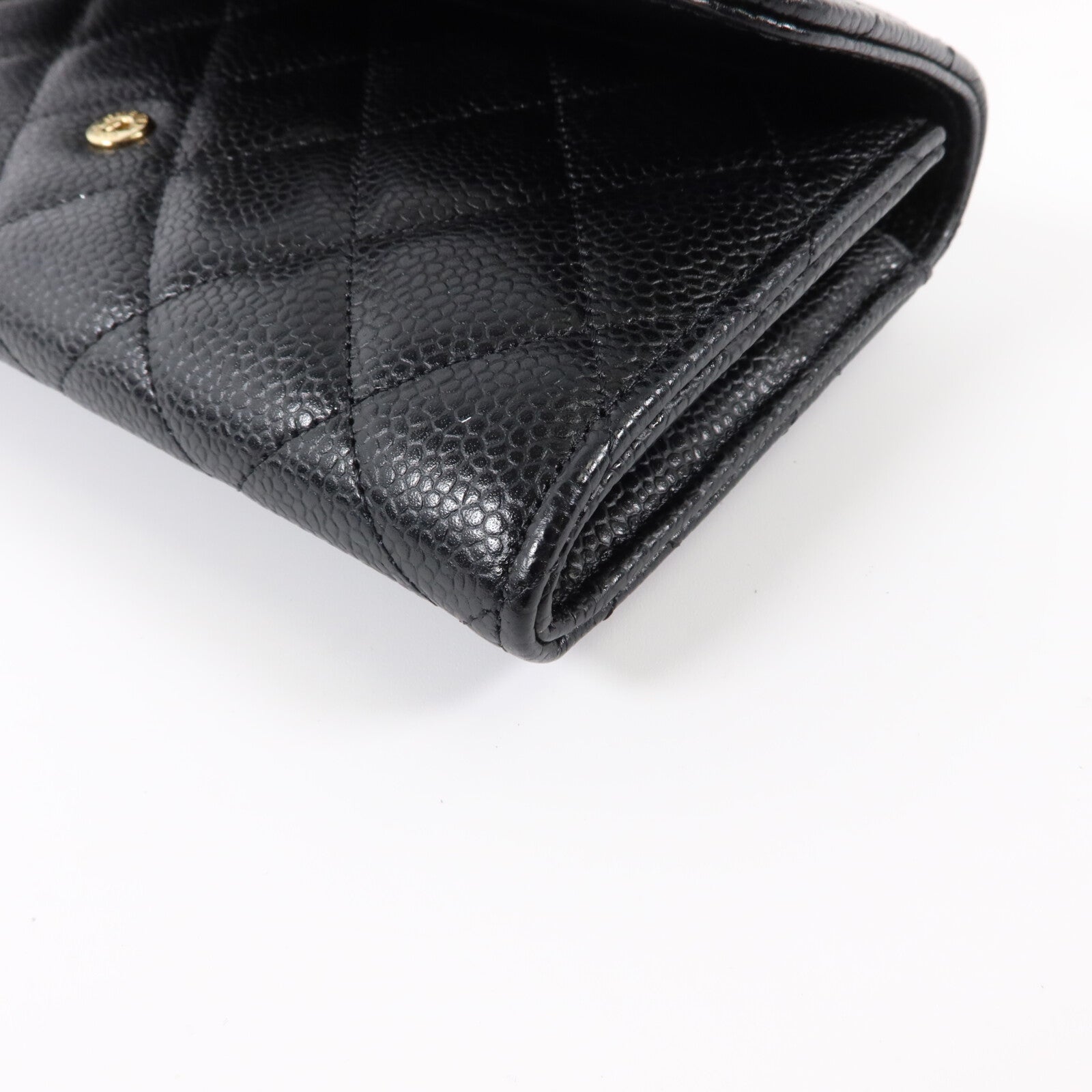 CHANEL 牛皮皮革Classic Flap Long Wallet金扣長錢包