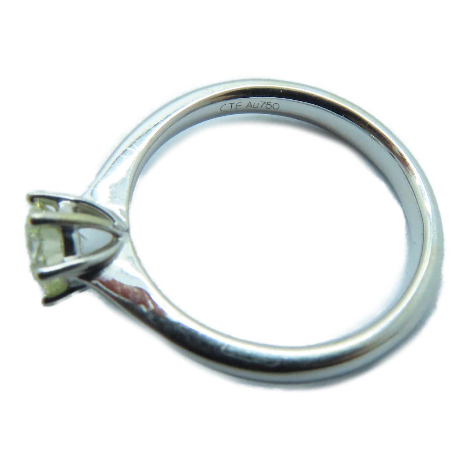 JEWELRY 【激減優惠】18K白金Diamond Ring鑽石戒指US#5