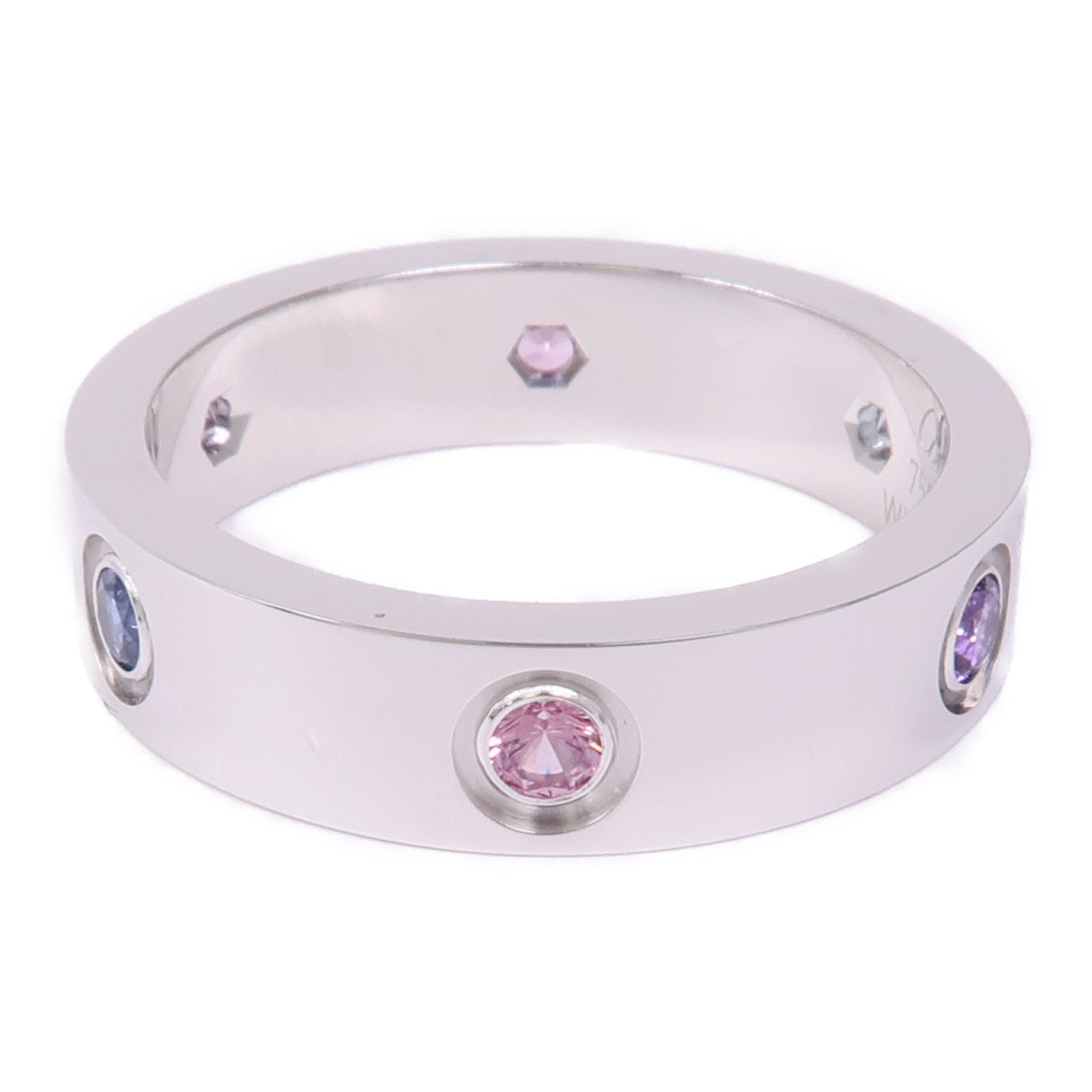 CARTIER 18K白金Love Ring戒指US#9.75/Cartier#62