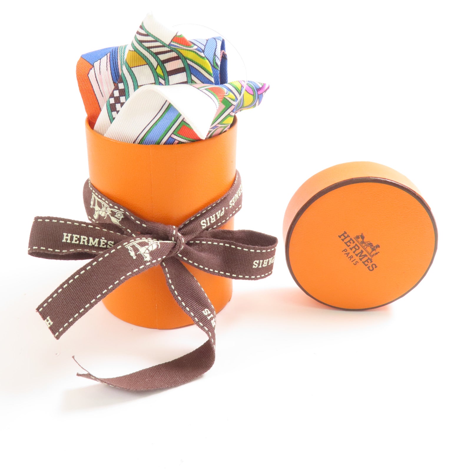 HERMES 絲質Twilly絲巾