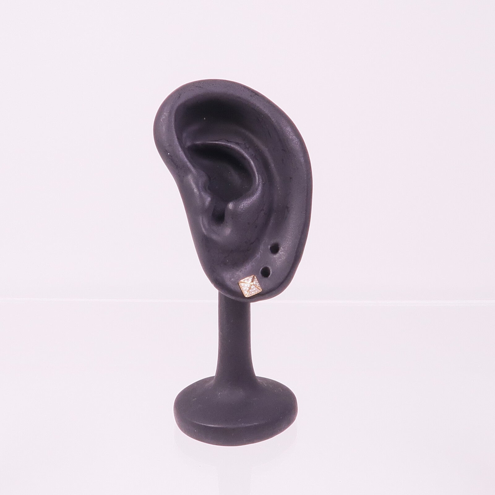 HERMES 【激減優惠】18K玫瑰金Clou d'H Earrings鑽石耳環