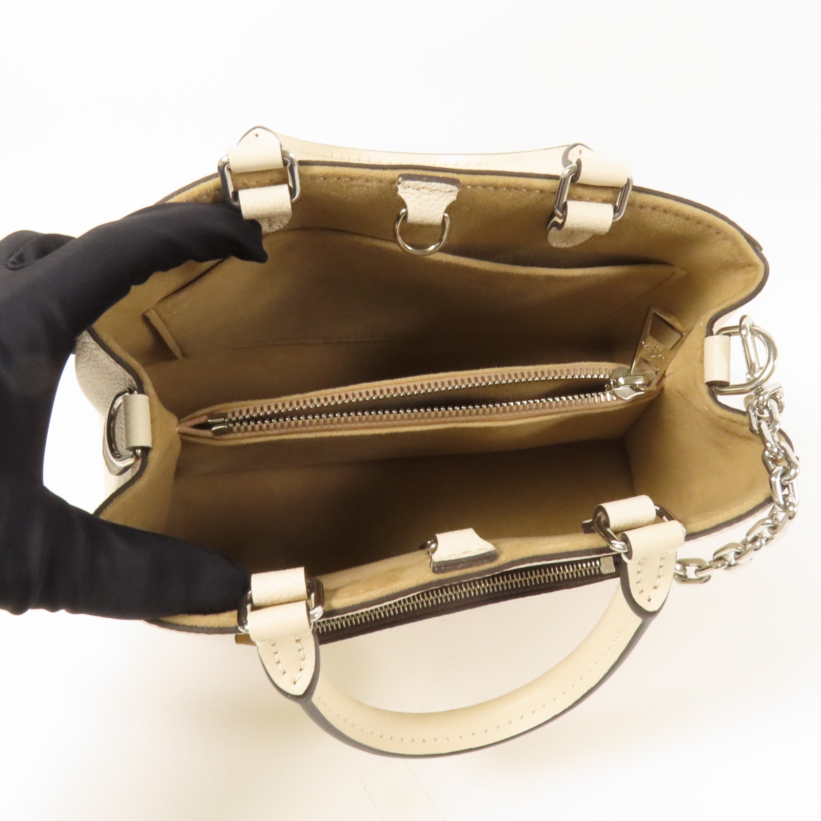 LOUIS VUITTON Epi Marelle Tote銀扣手挽肩背兩用袋