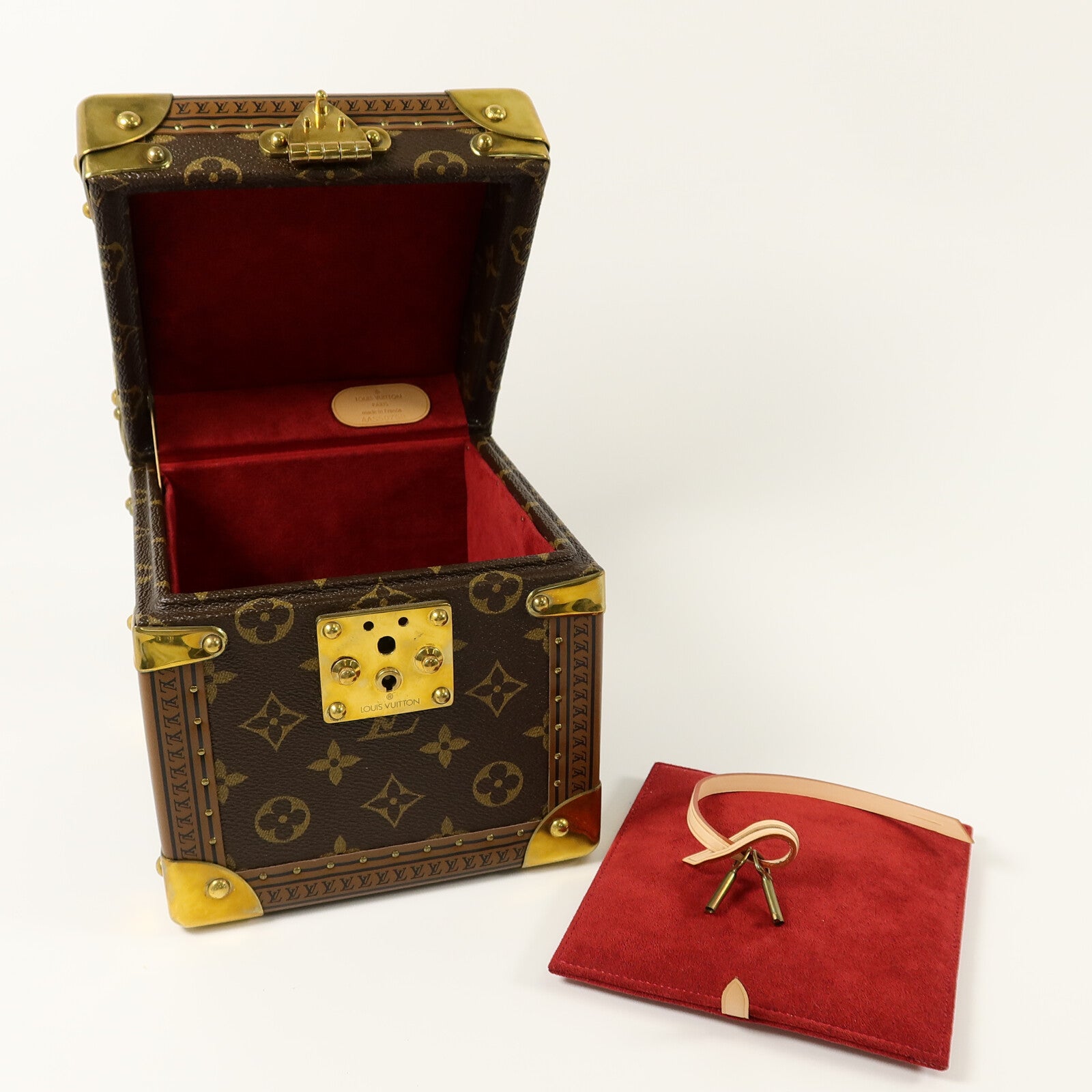 LOUIS VUITTON Monogram Coffret Merveilles Jewelry Box珠寶盒