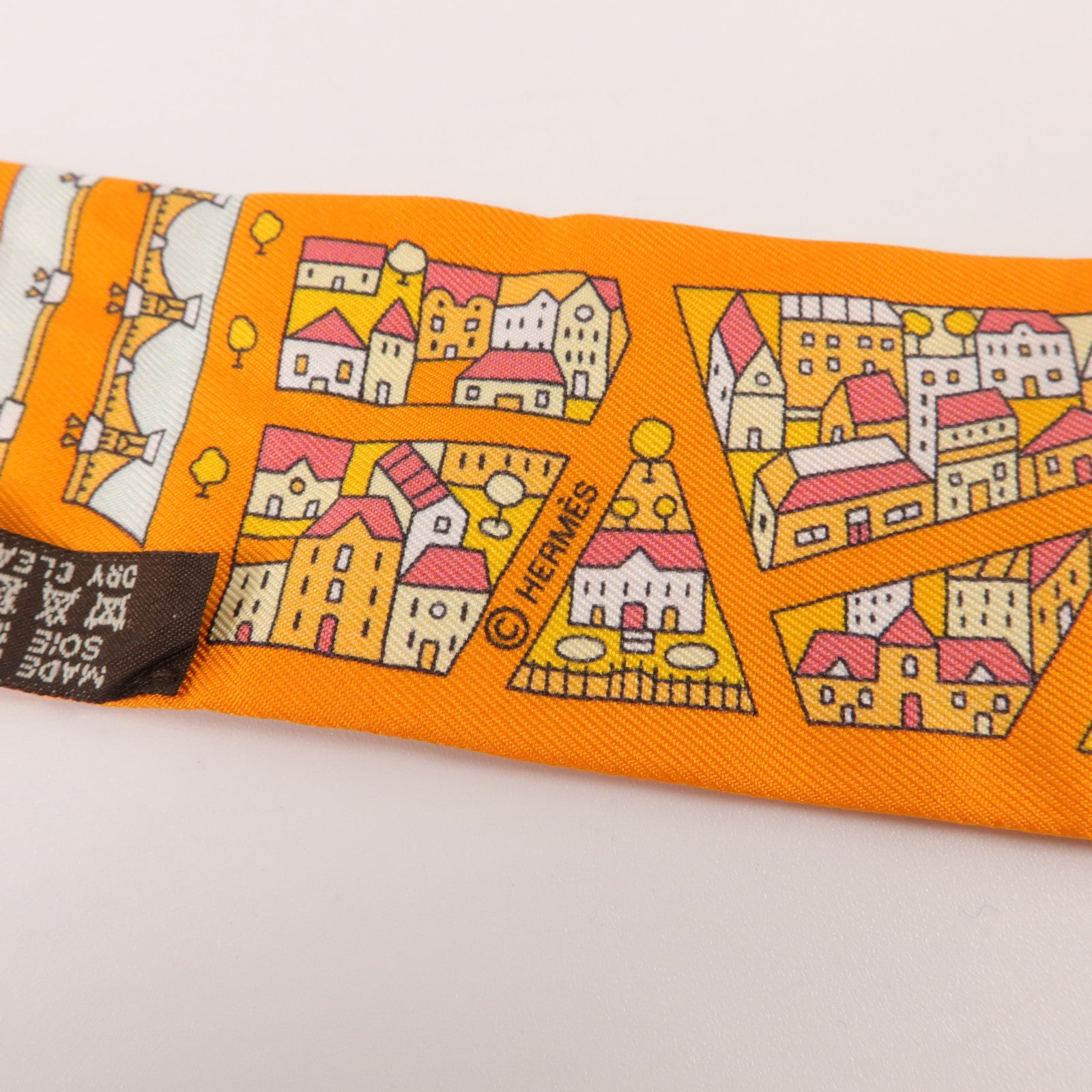 HERMES 絲質Twilly絲巾