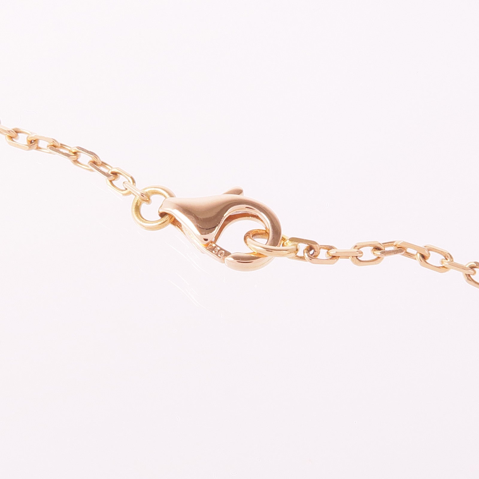 CARTIER 18K黃金/白金/玫瑰金Tricolor Gold Lariat鑽石項鍊