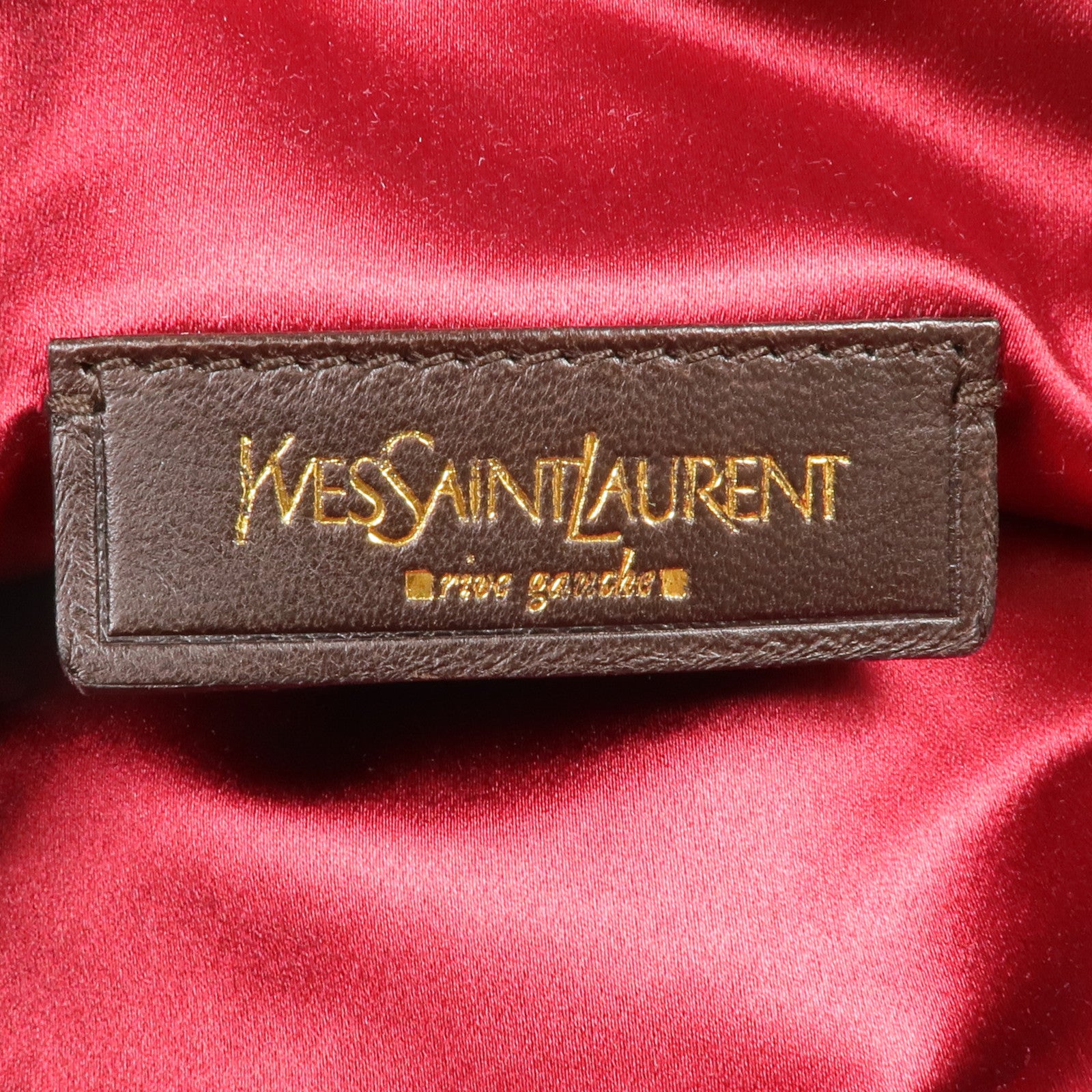 SAINT LAURENT 布料Vintage Hand Bag金扣手挽袋