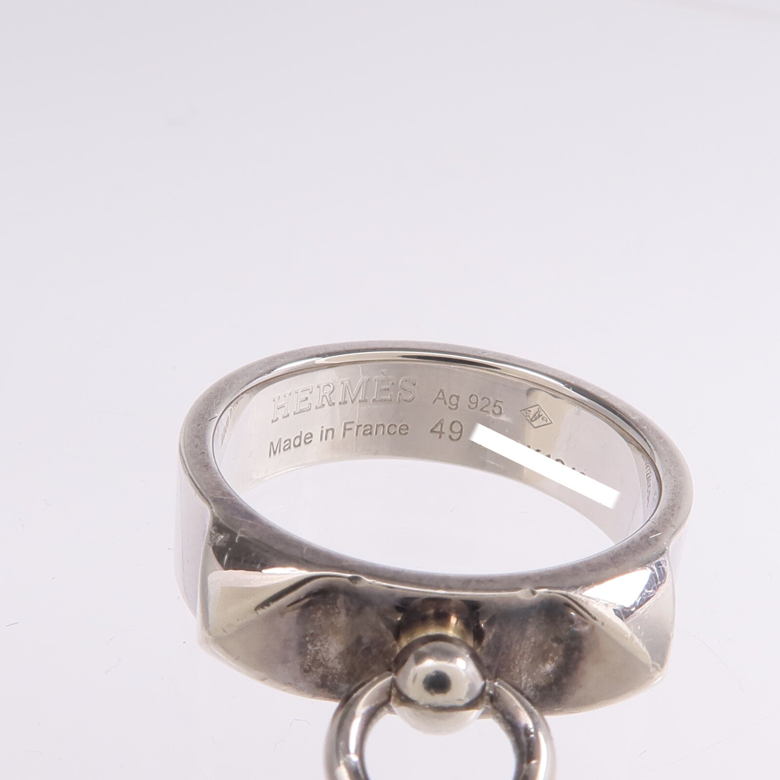 HERMES 925純銀Collier de Chien Ring戒指
