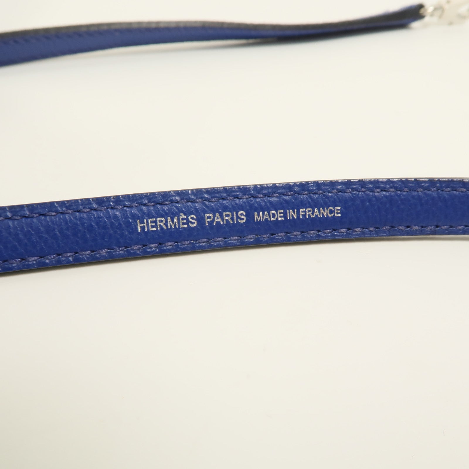 HERMES Evercolor皮革Mini Bolide 1923手挽肩背兩用袋Bleu Electrique