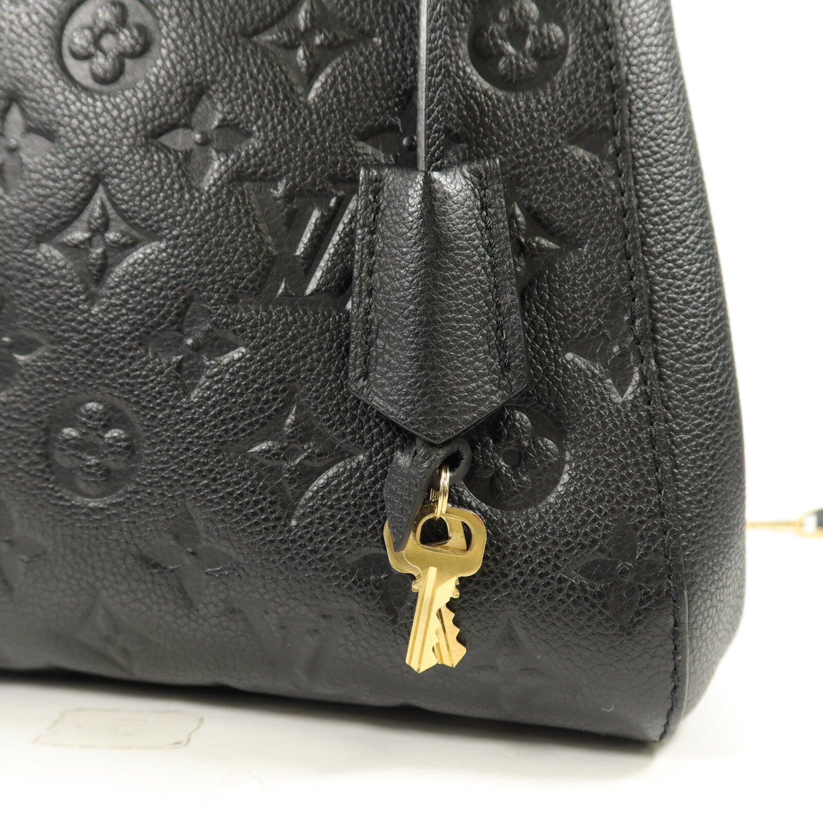 LOUIS VUITTON Monogram Empreinte Montaigne MM手挽肩背兩用袋