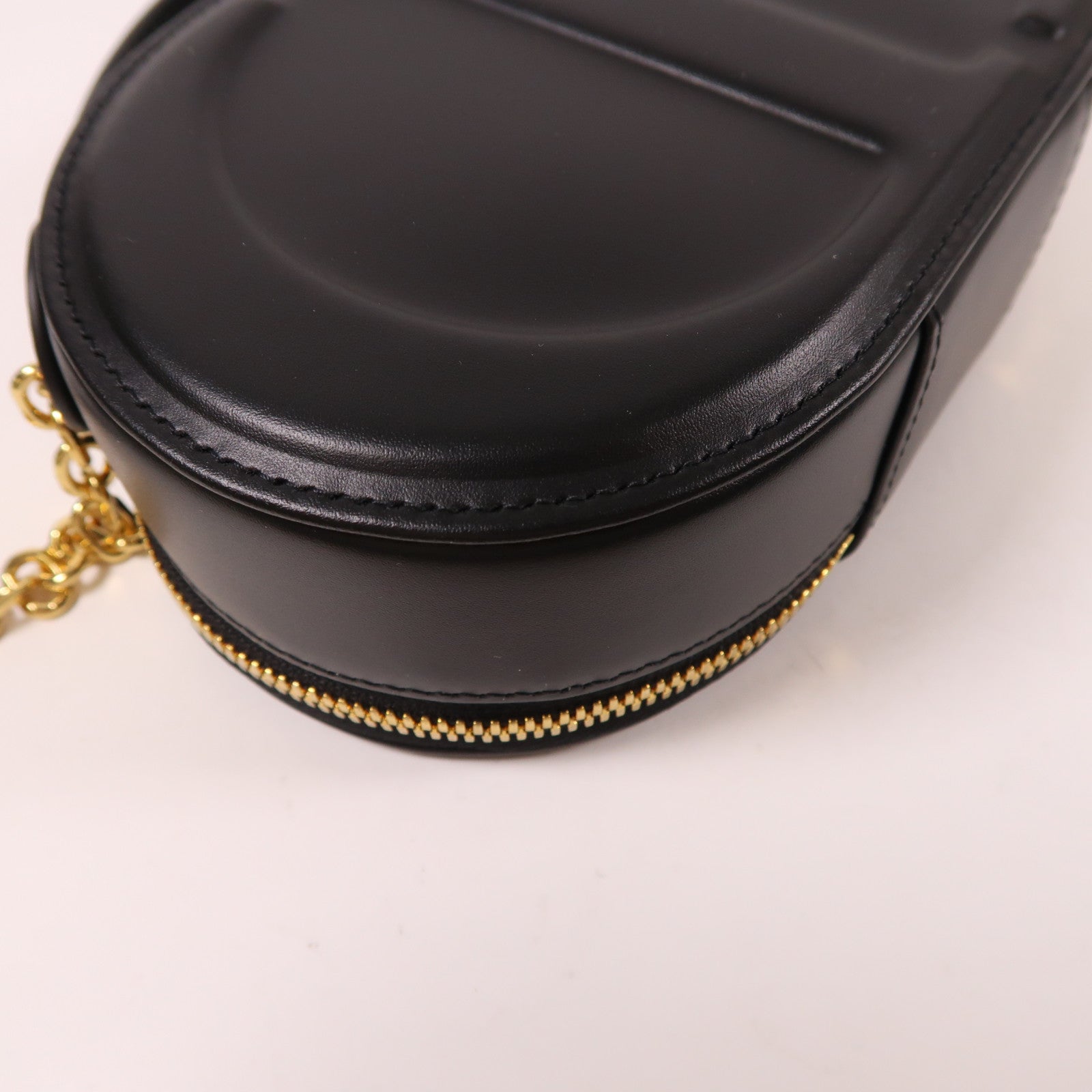 Dior 牛皮皮革CD Signature Shoulder金扣手挽肩背兩用袋