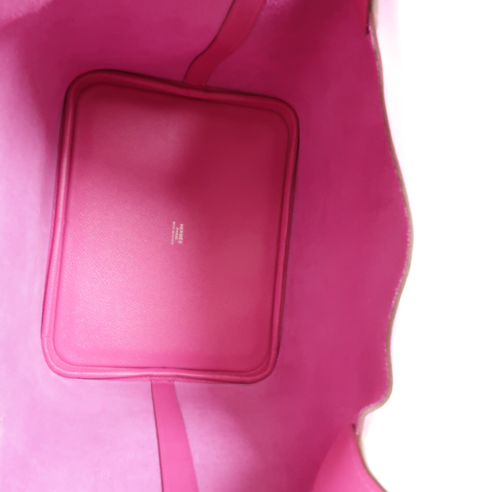 HERMES Epsom皮革Picotin MM手挽袋Magnolia