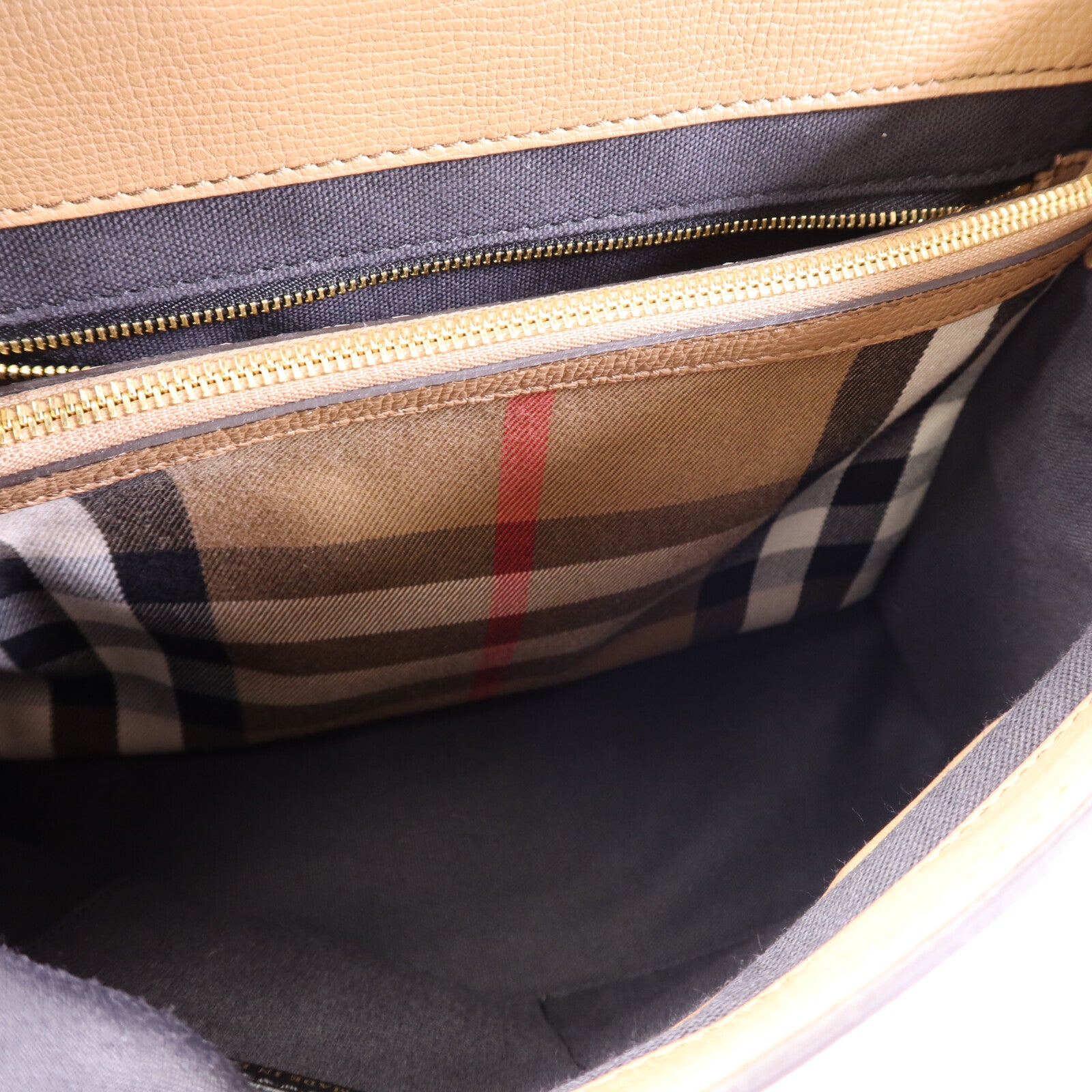 BURBERRY 牛皮皮革2 Way Shoulder Bag金扣手挽肩背兩用袋