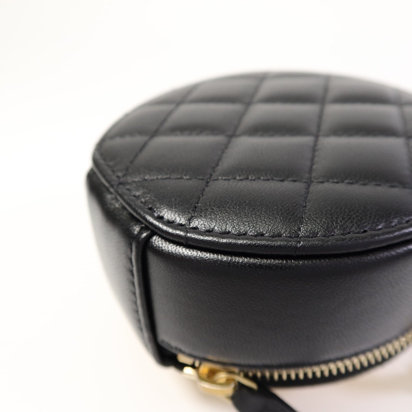 CHANEL 羊皮皮革Gold Camellia Bag鏈帶肩背袋