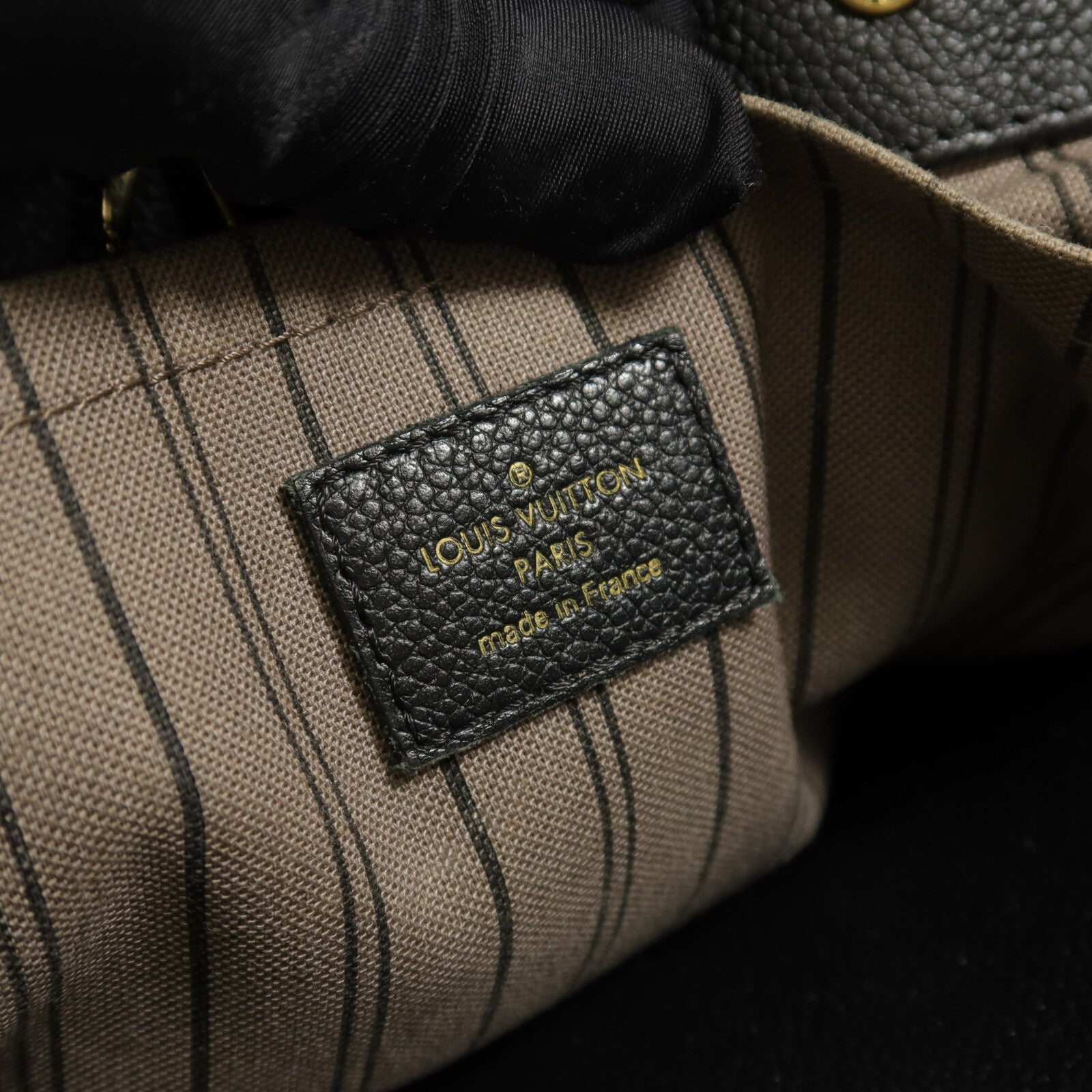 LOUIS VUITTON Monogram Empreinte Montaigne MM手挽肩背兩用袋