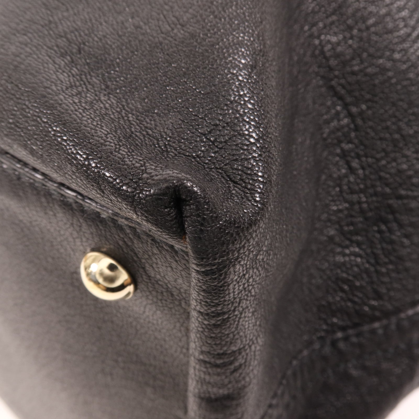 SAINT LAURENT 牛皮皮革Tote Bag金扣肩背袋