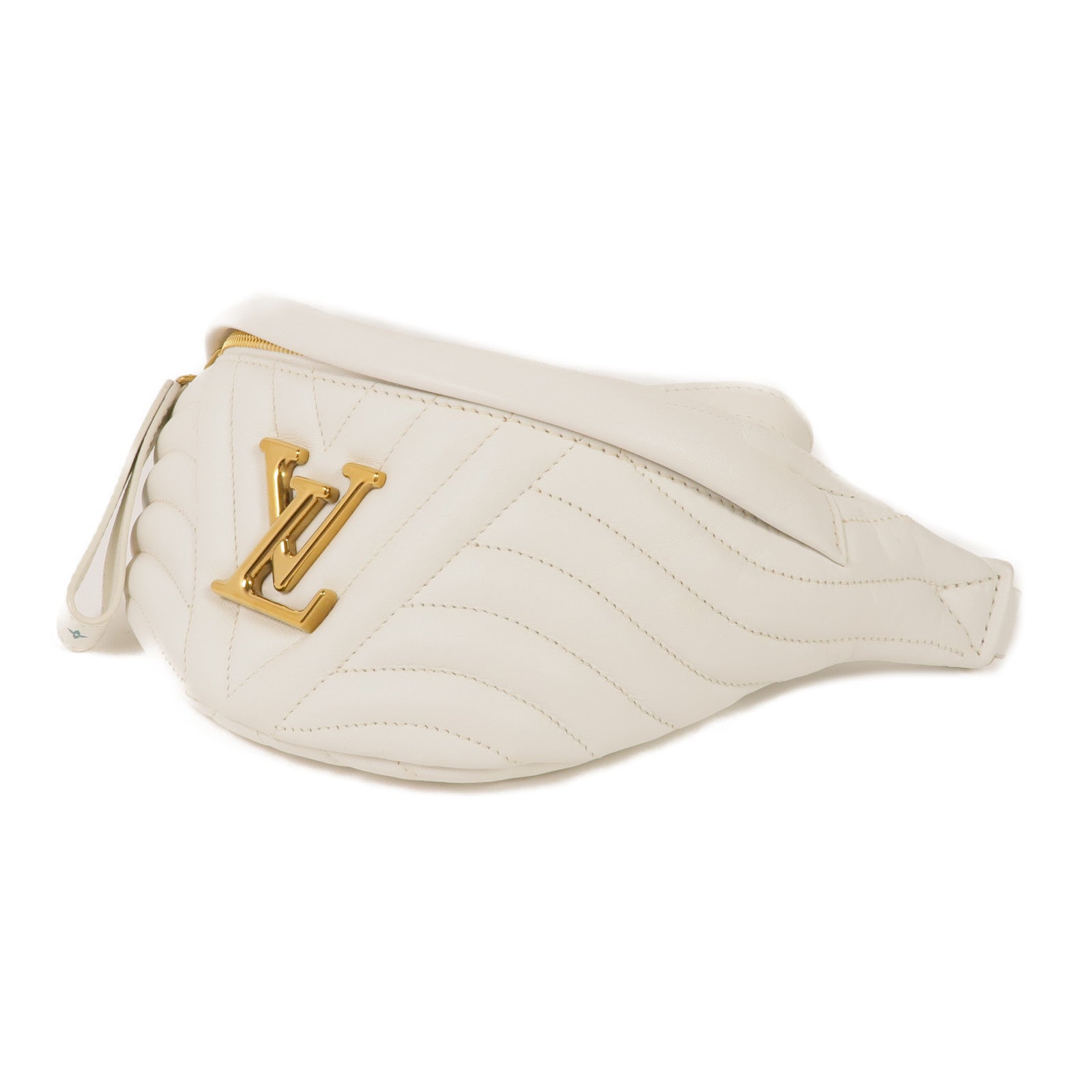 LOUIS VUITTON 牛皮皮革New Wave Bum Bag金扣腰包