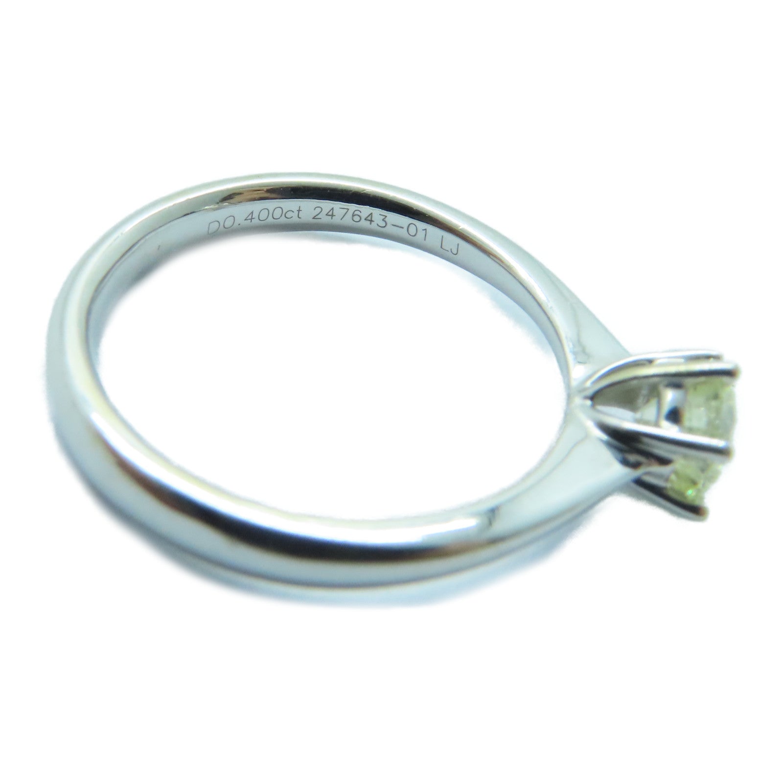 JEWELRY 【激減優惠】18K白金Diamond Ring鑽石戒指US#5