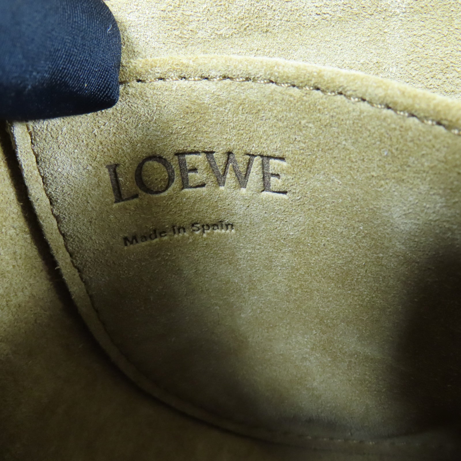 LOEWE 牛皮皮革Mini Gate金扣肩背袋