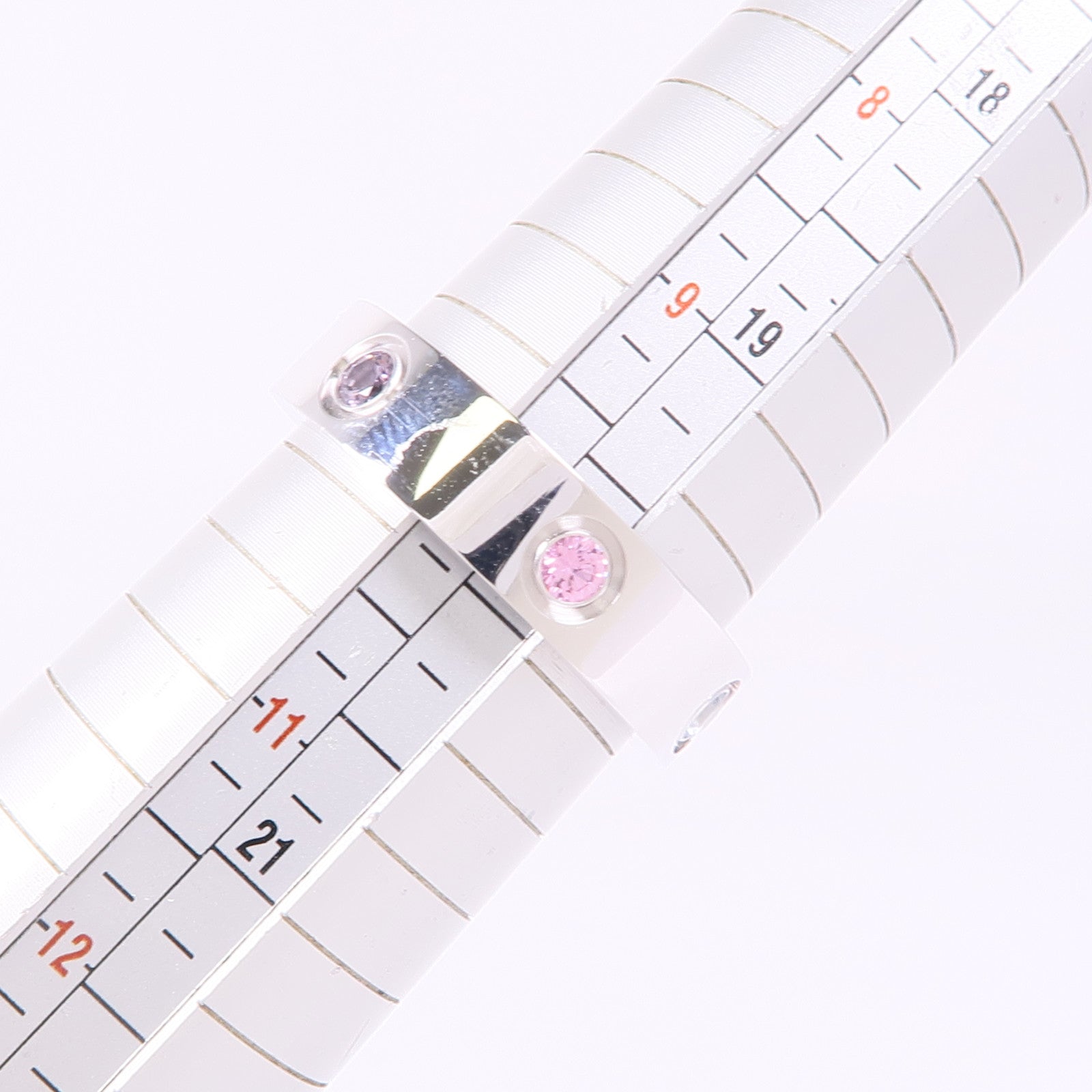 CARTIER 18K白金Love Ring戒指US#9.75/Cartier#62