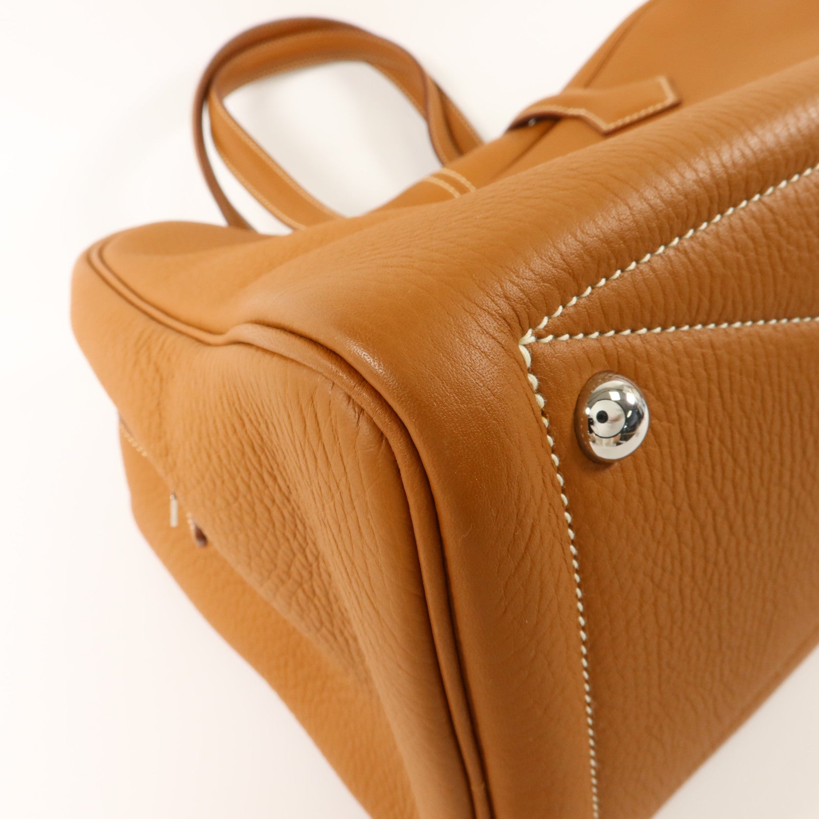 HERMES Clemence皮革Victoria 35肩背袋Gold