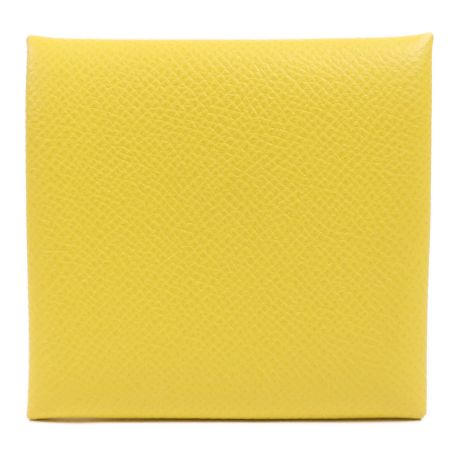 HERMES Epsom皮革Calvi Duo銀扣零錢包