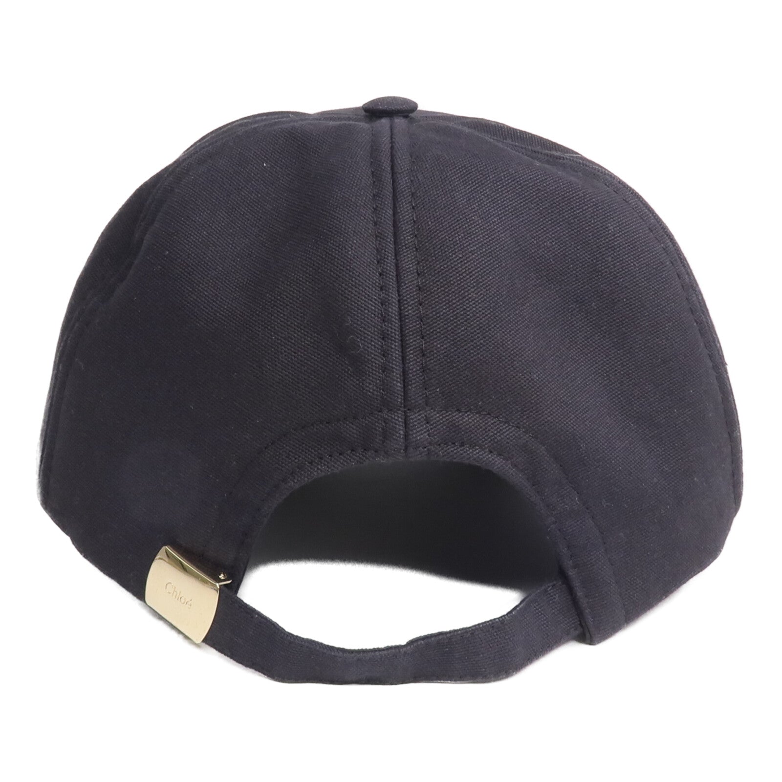 Chloe 棉質Baseball Cap金扣帽子