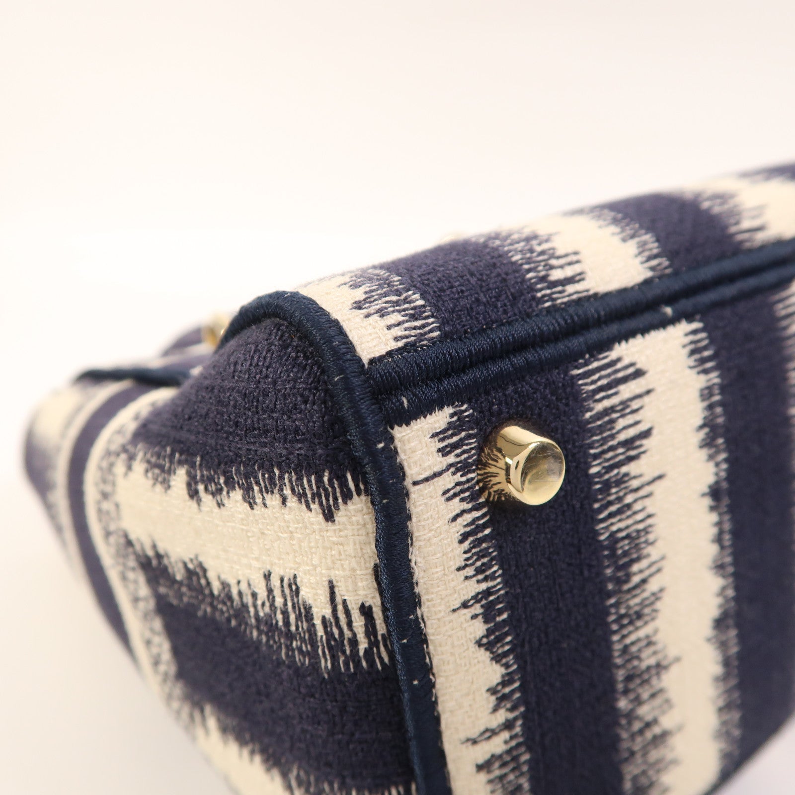 Dior 帆布Lady Dior D-Lite Medium金扣手挽肩背兩用袋