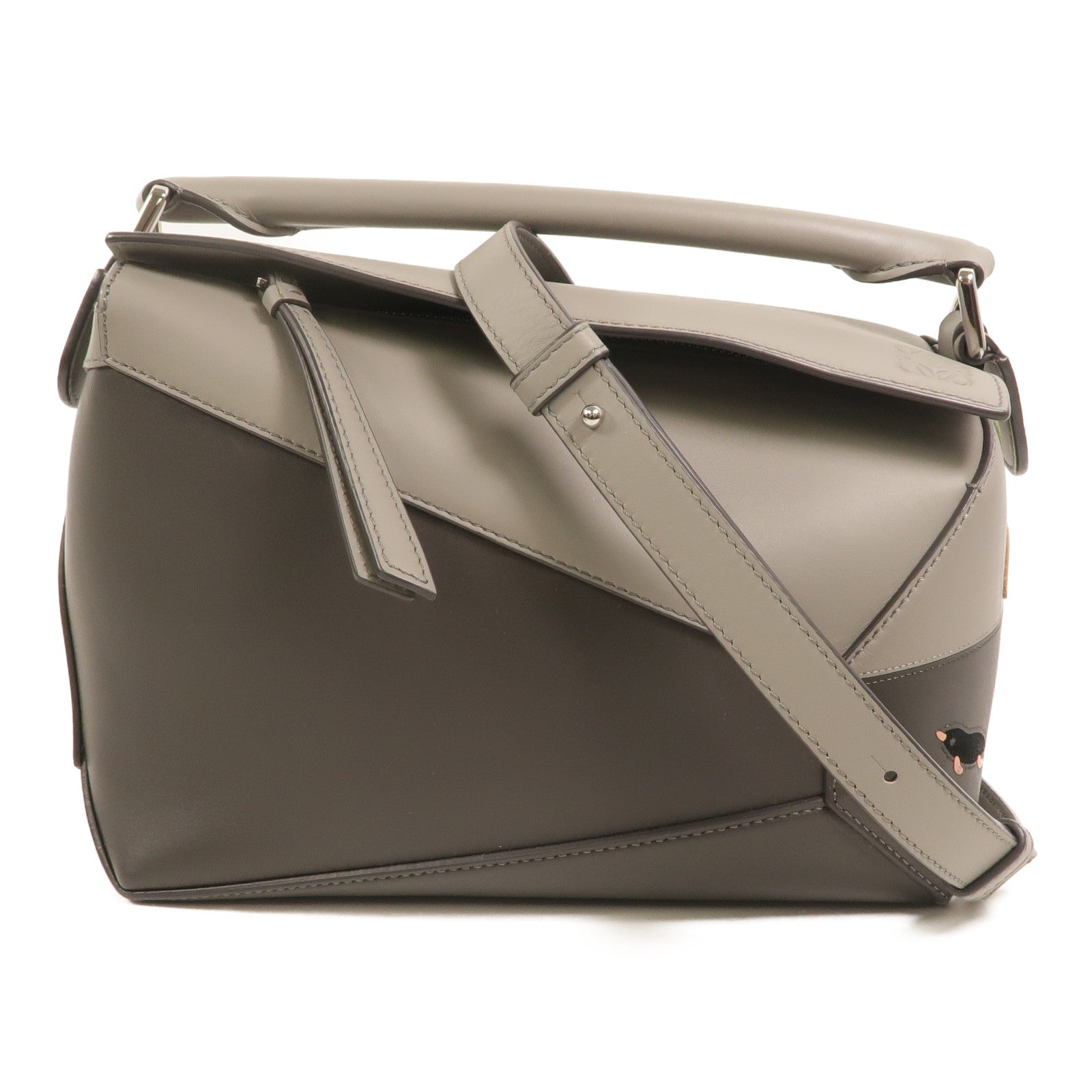 LOEWE 牛皮皮革Suna Fujita Puzzle Small Edge手挽肩背兩用袋