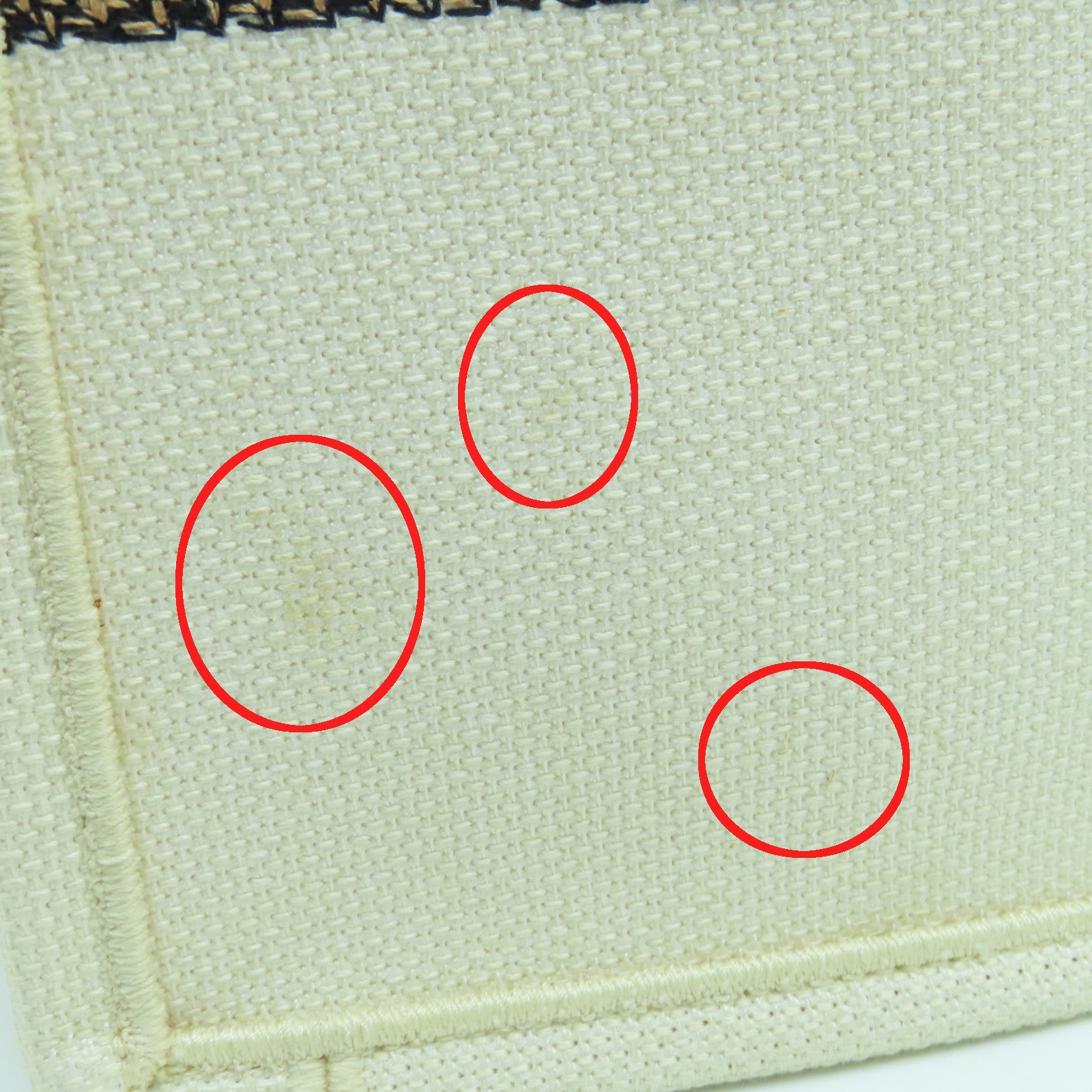 Dior Canvas Tote Bag White/Multicolor