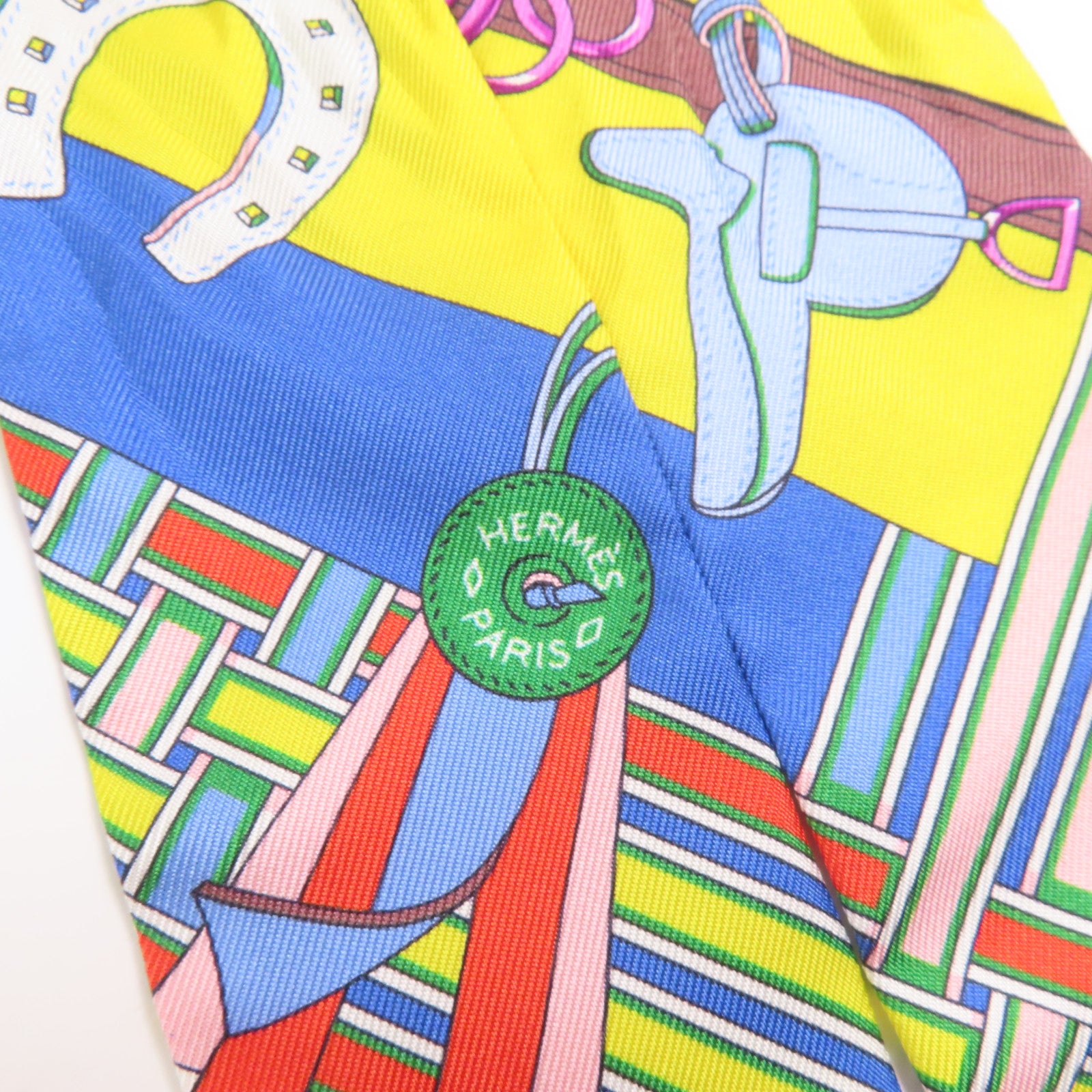 HERMES Twilly Scarf Scarves Silk Multicolor