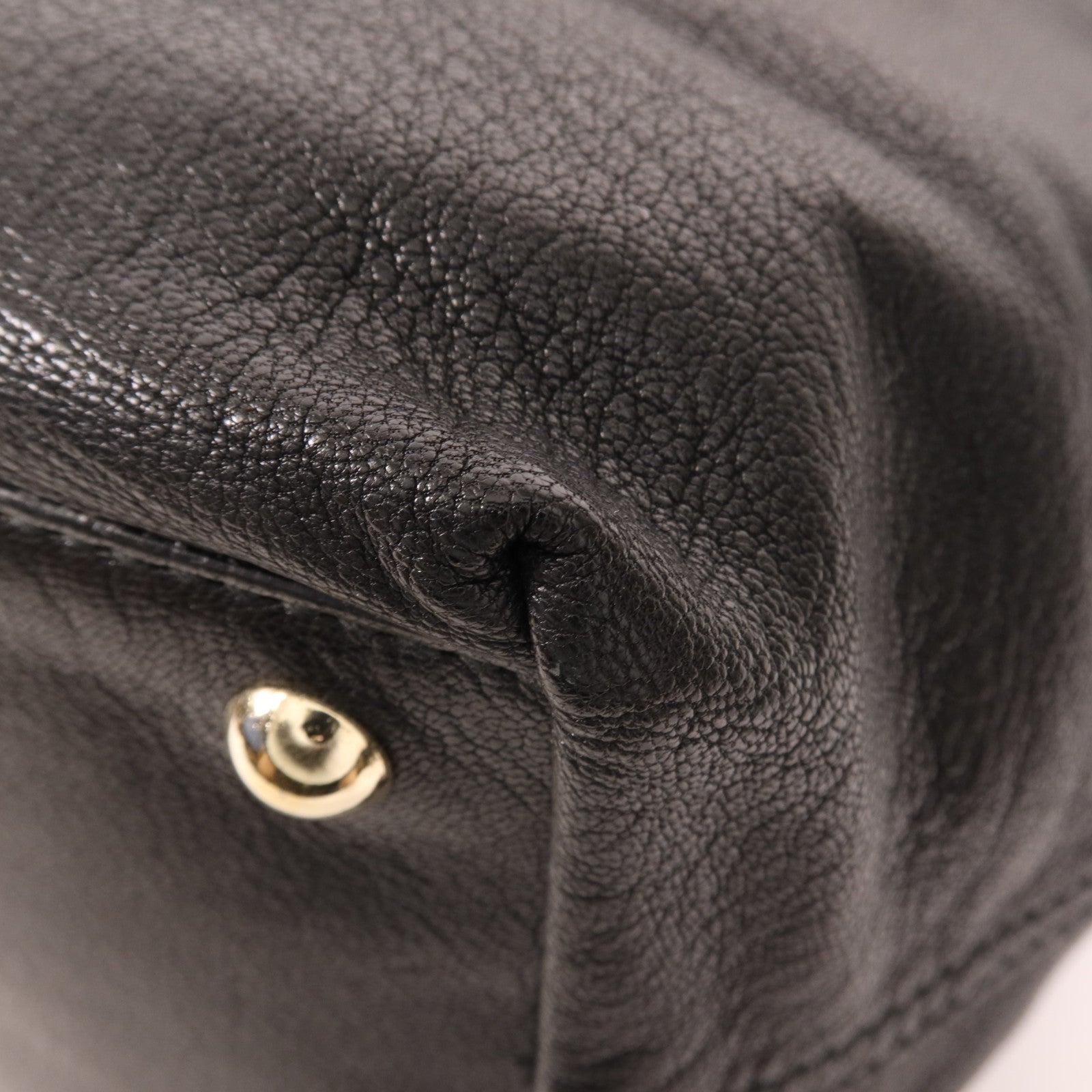 SAINT LAURENT 牛皮皮革Tote Bag金扣肩背袋