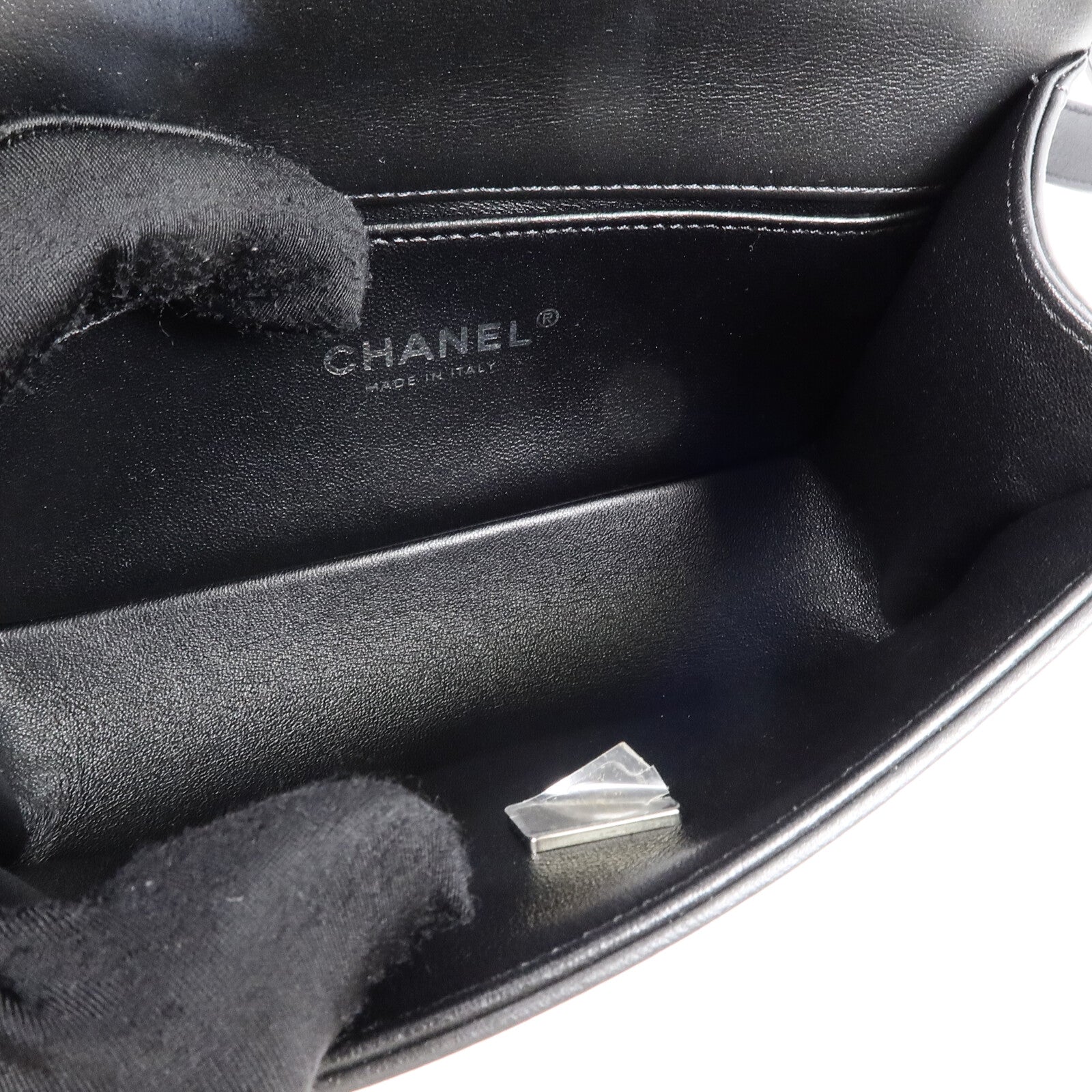 CHANEL 羊皮皮革Boy 20鏈帶肩背袋