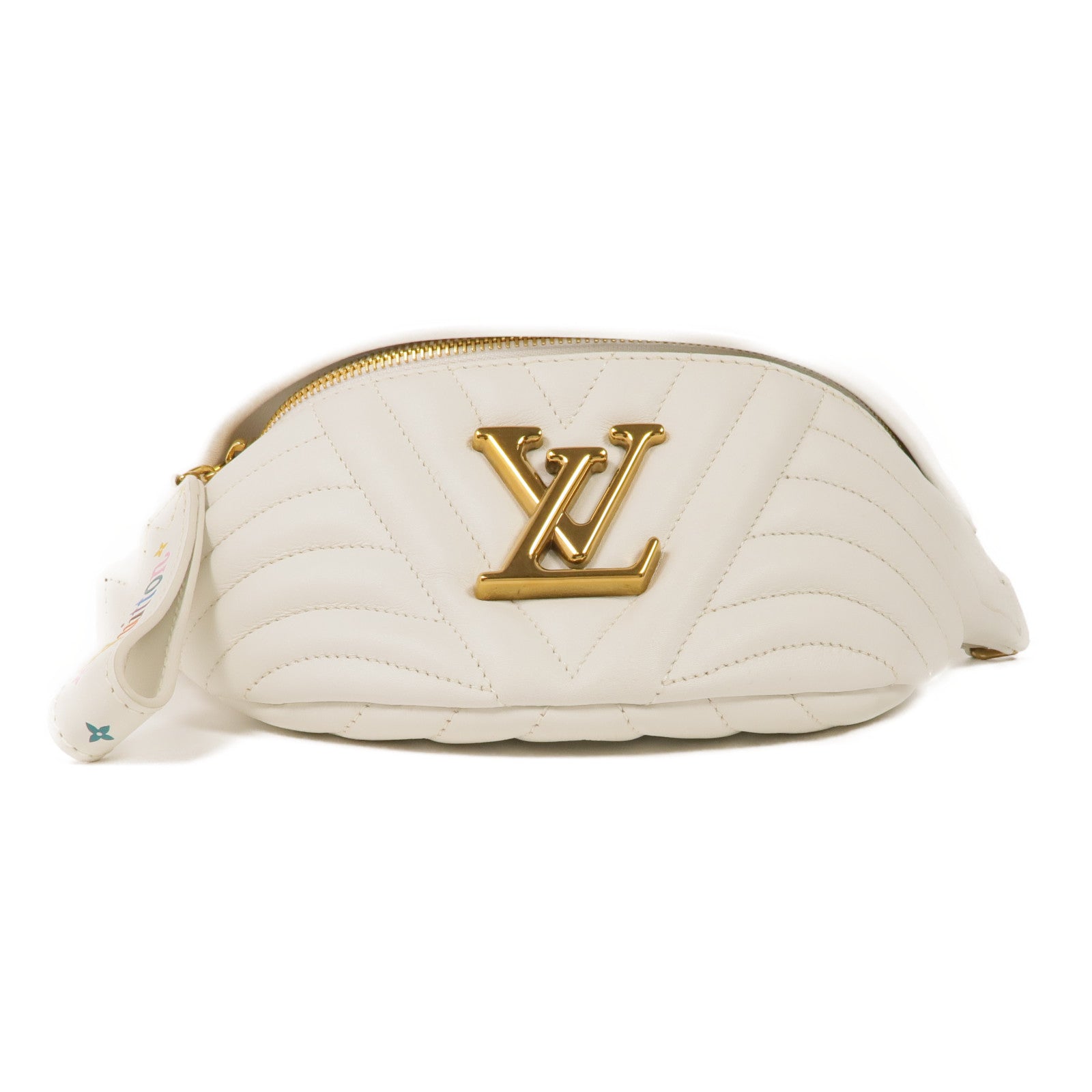 LOUIS VUITTON 牛皮皮革New Wave Bum Bag金扣腰包