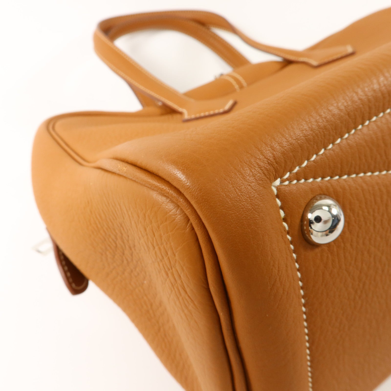 HERMES Clemence皮革Victoria 35肩背袋Gold