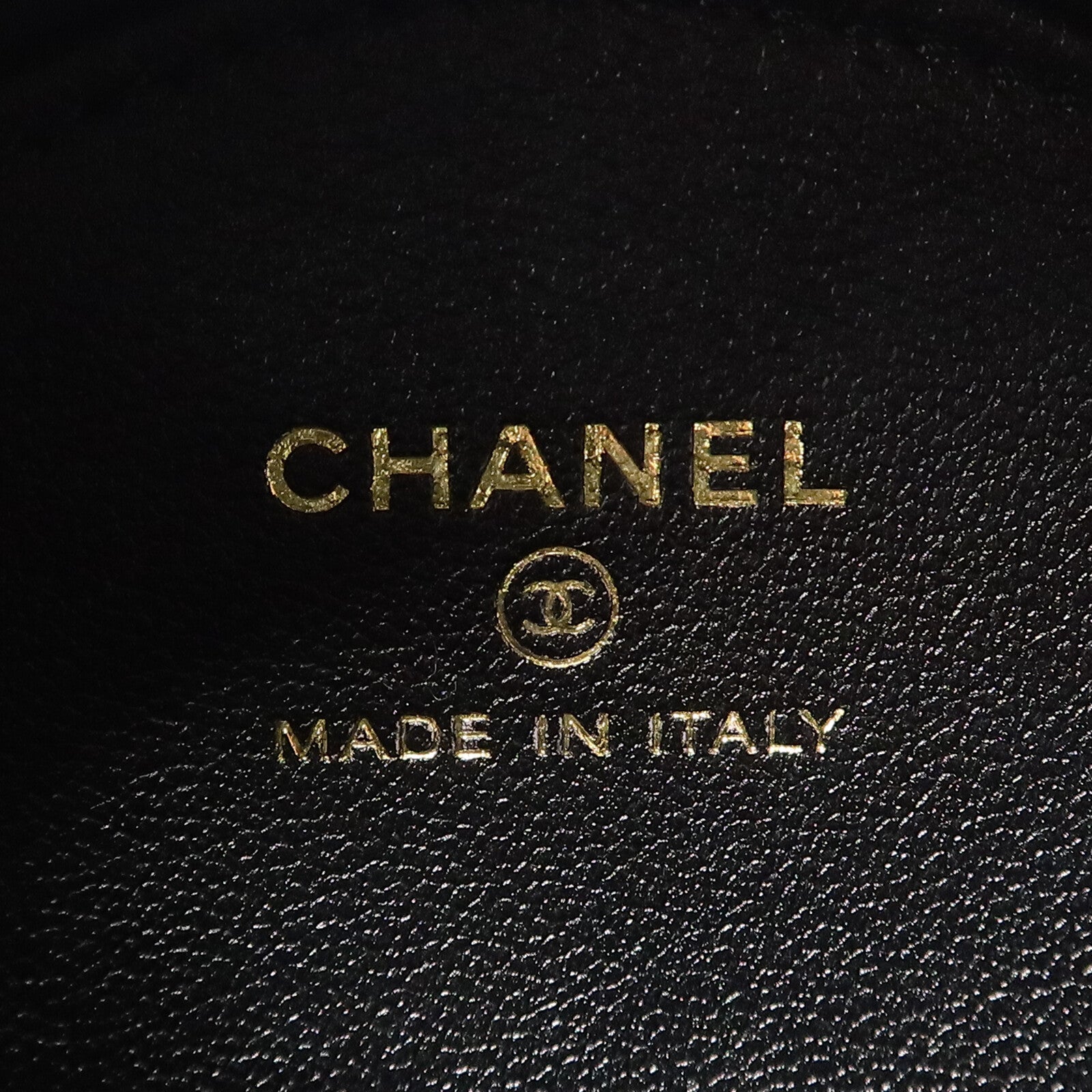 CHANEL 羊皮皮革Gold Camellia Bag鏈帶肩背袋