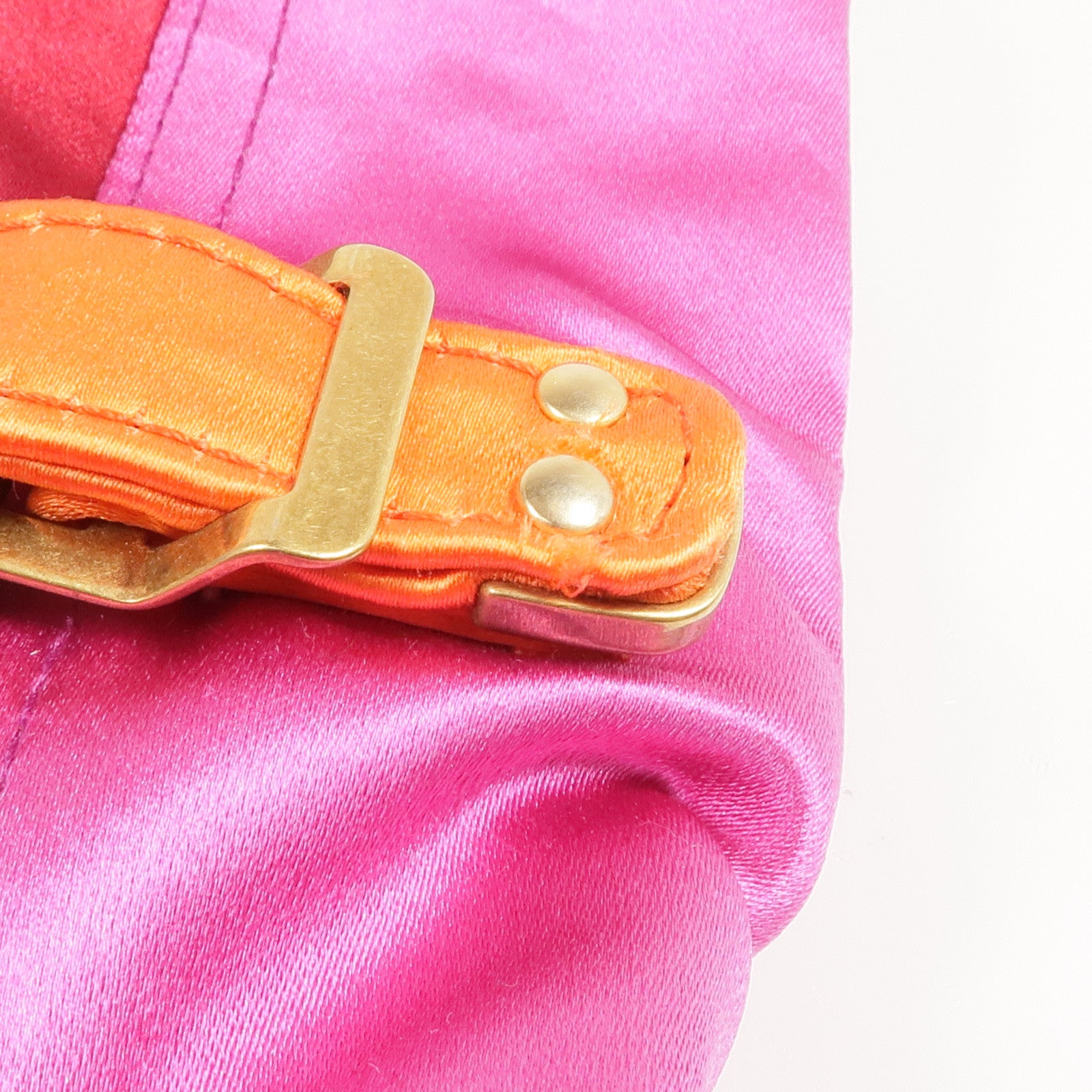 SAINT LAURENT 布料Vintage Hand Bag金扣手挽袋