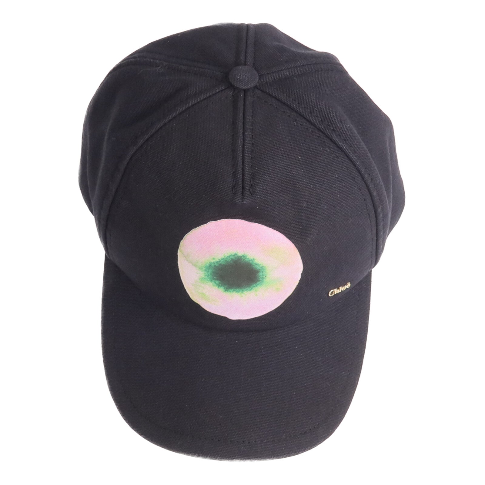 Chloe 棉質Baseball Cap金扣帽子