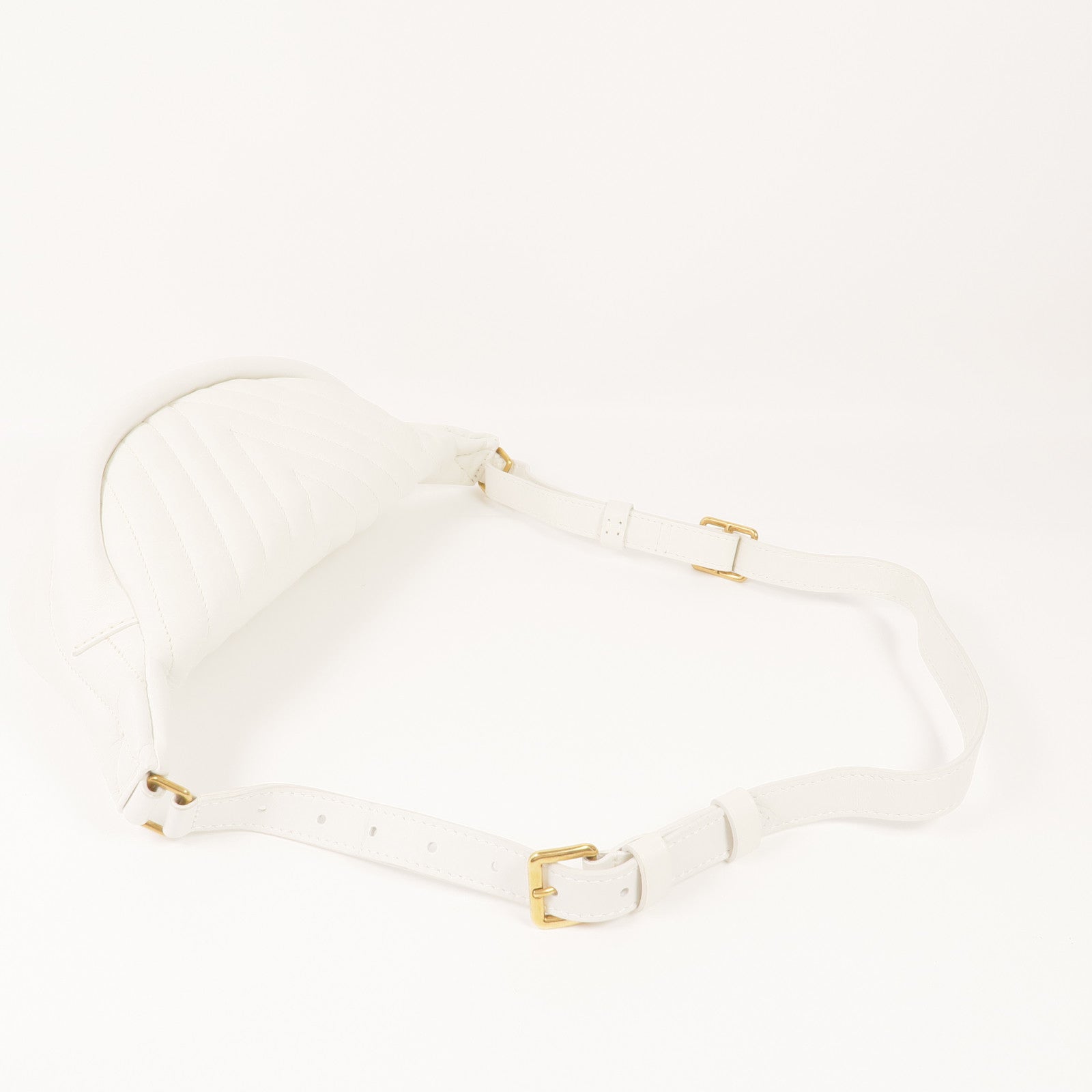 LOUIS VUITTON 牛皮皮革New Wave Bum Bag金扣腰包