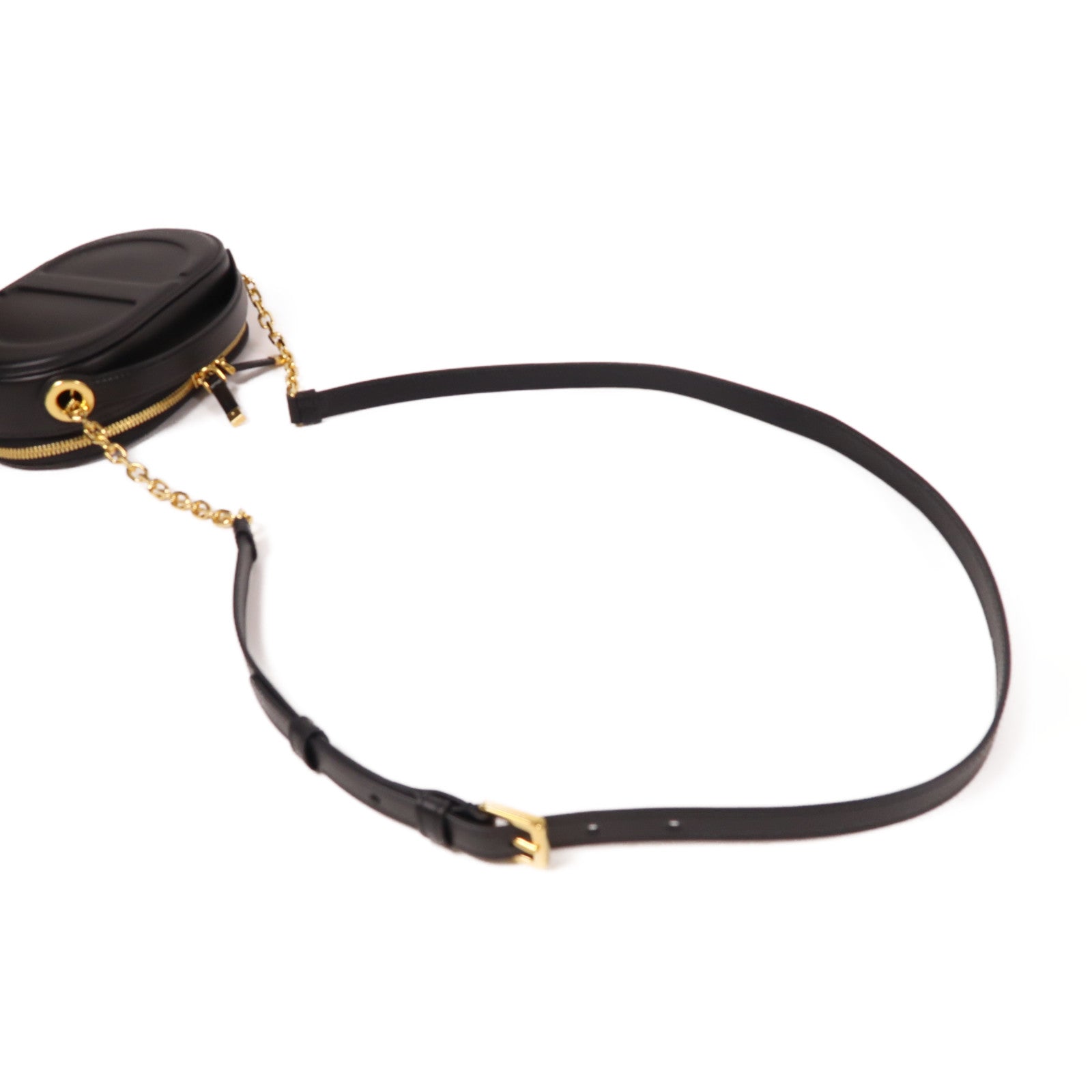 Dior 牛皮皮革CD Signature Shoulder金扣手挽肩背兩用袋